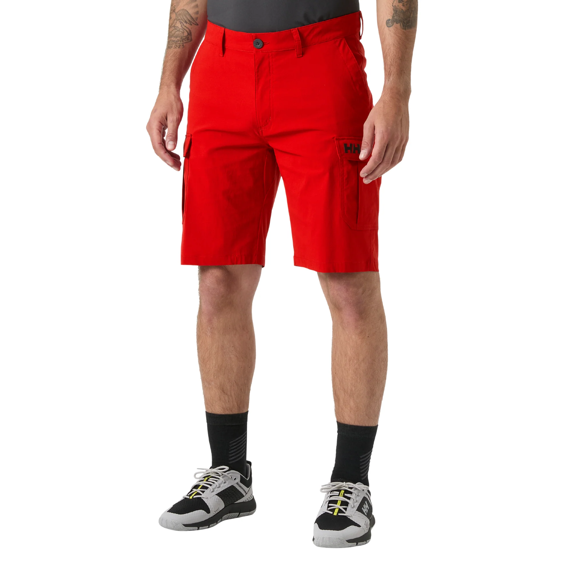 Helly Hansen Men's HH QD UPF50 Cargo Shorts (Red)(11in)