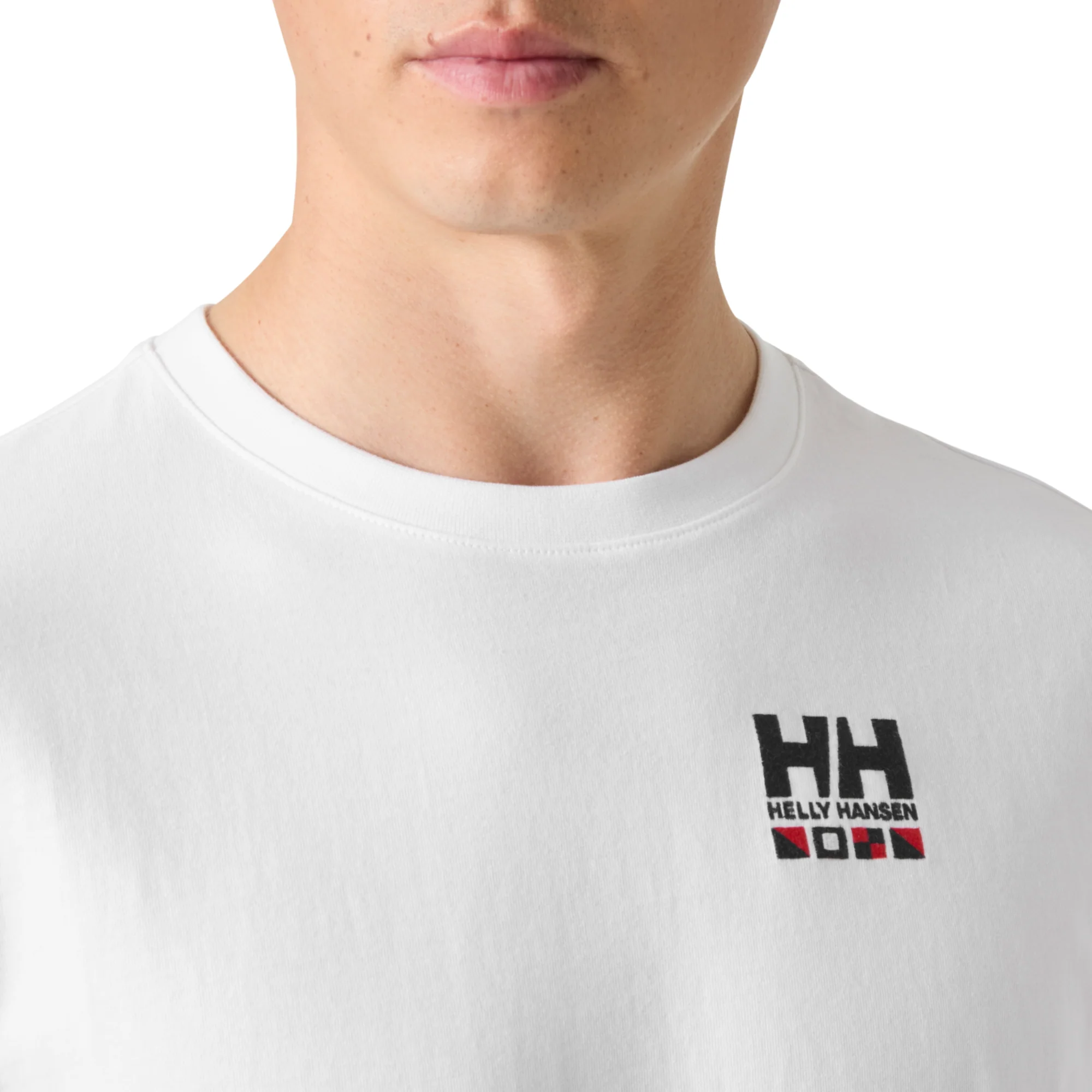 Helly Hansen Men's Shoreline Short Sleeve T-Shirt 3.0 (White) - Image 3