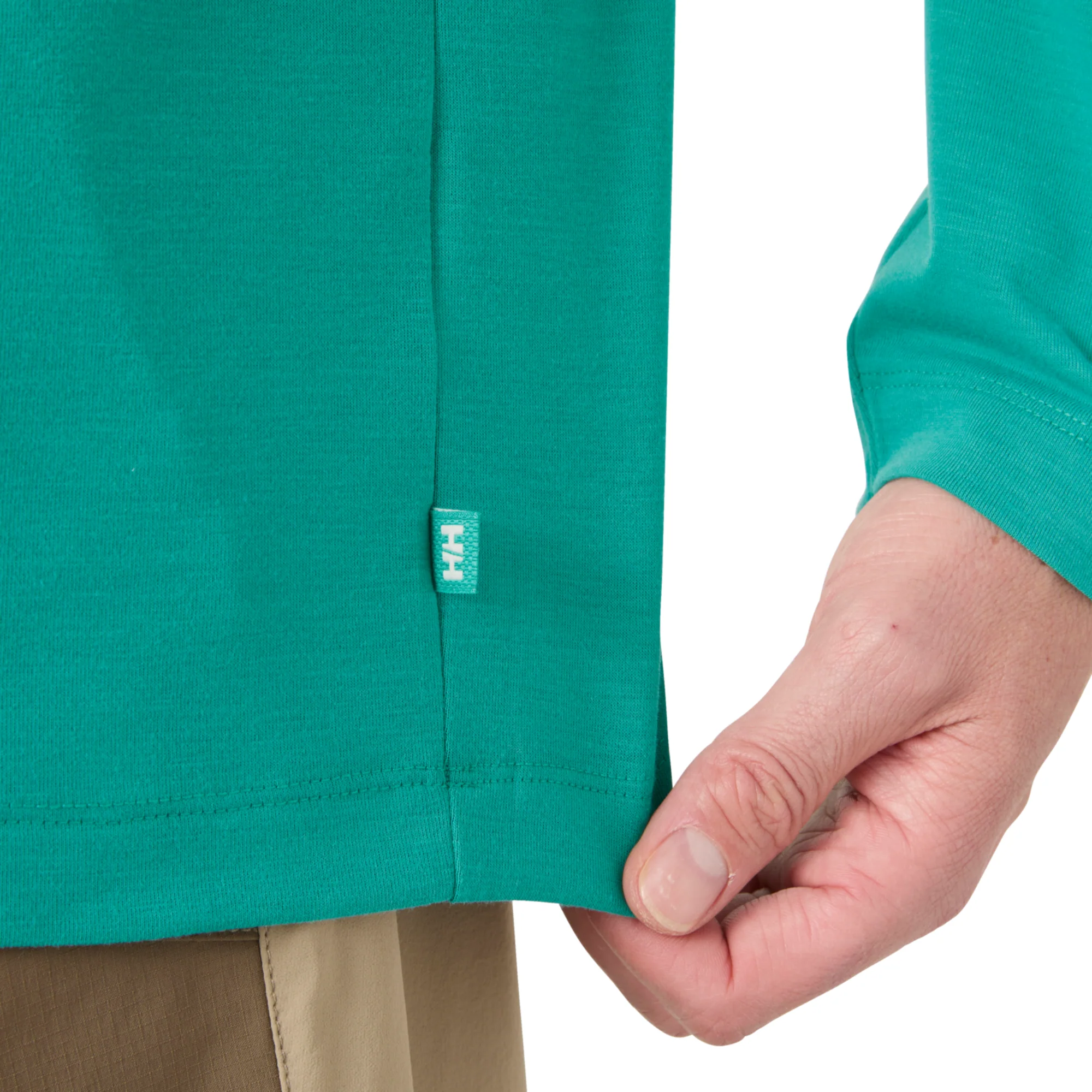 Helly Hansen Men's Skog Graphic UPF40 Long Sleeve Tee (Dark Mint) - Image 5