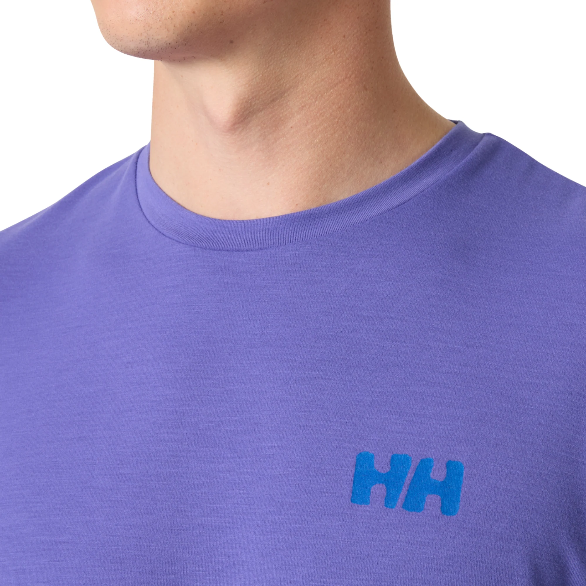 Helly Hansen Men's Skog UPF50 Recycled Graphic Short Sleeve Tee (Ultra Violet) - Image 4