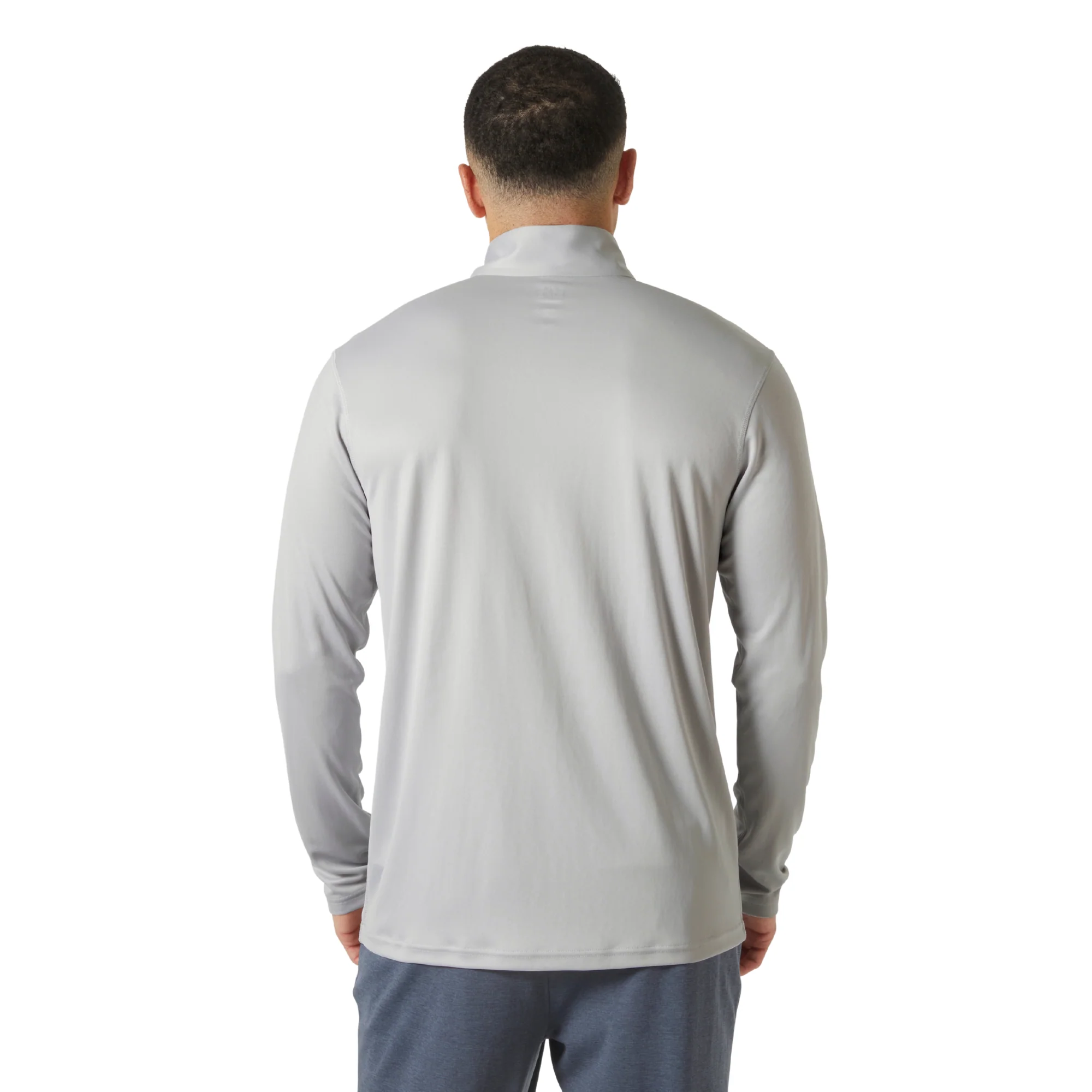 Helly Hansen Men's Tech Half Zip 2.0 UPF50 Technical Top (Grey Fog) - Image 2