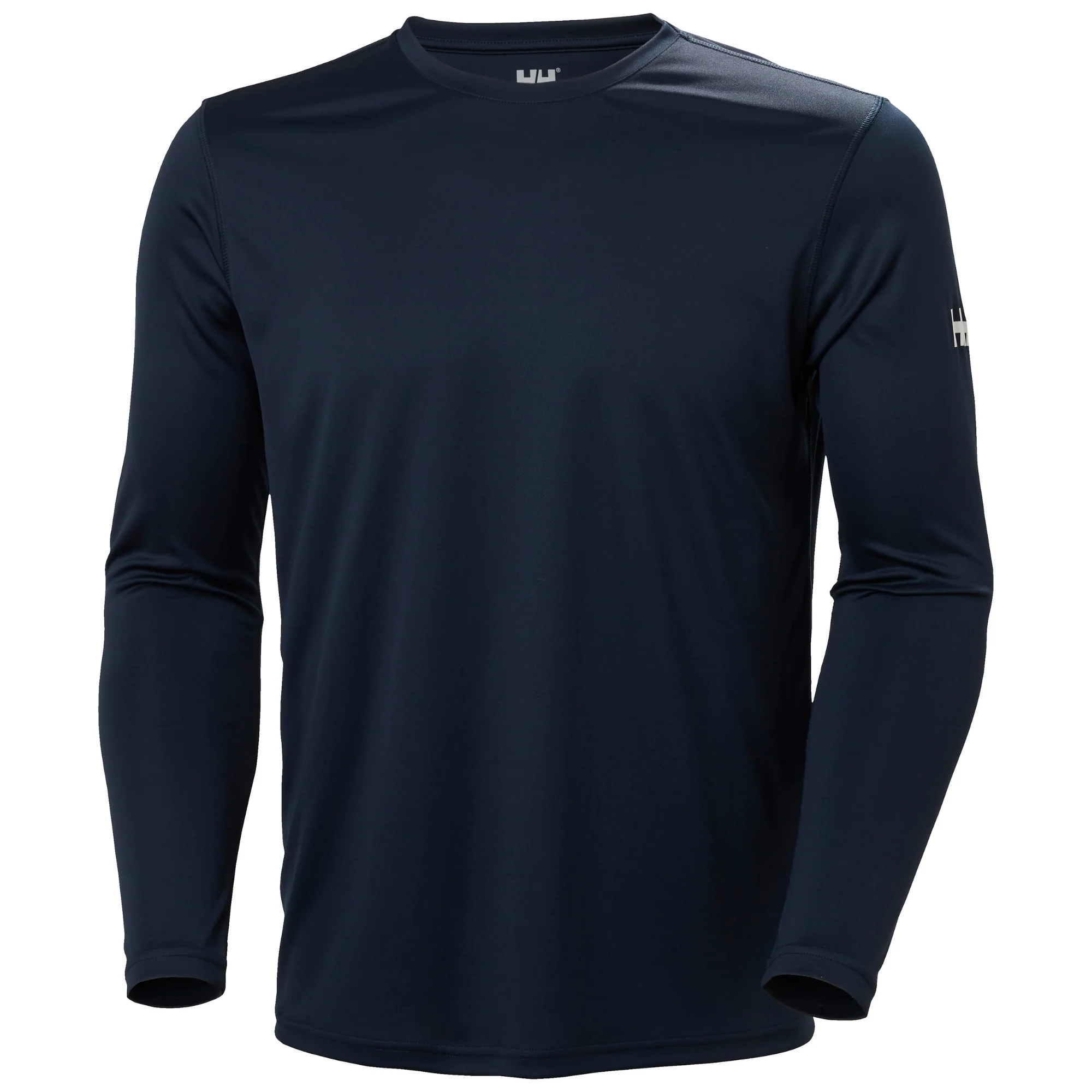 Helly Hansen Men's Tech Crew Neck Long Sleeve UPF50 Technical Top 2.0 (Navy) - Image 4