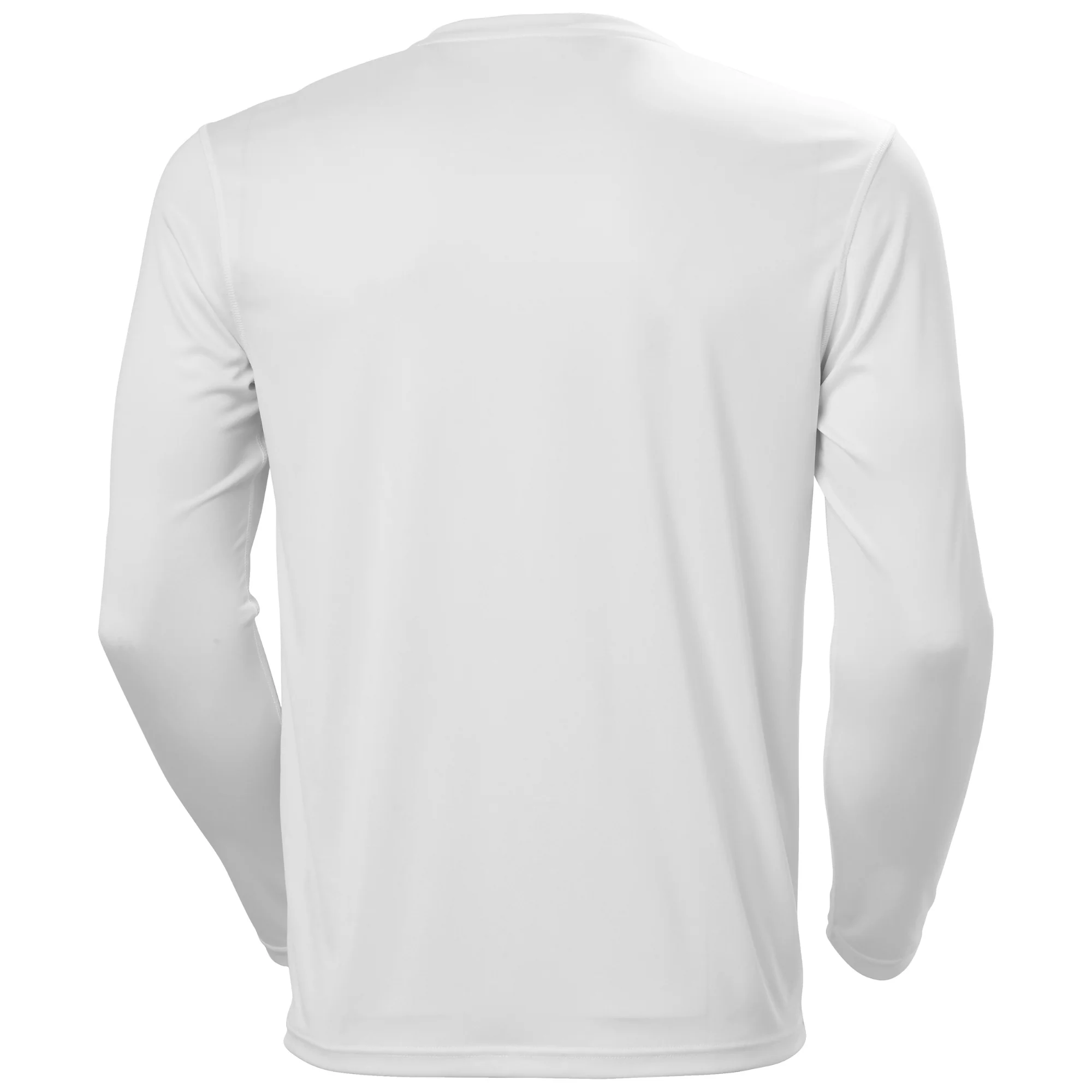 Helly Hansen Men's Tech Crew Neck Long Sleeve UPF50 Technical Top 2.0 (White) - Image 5