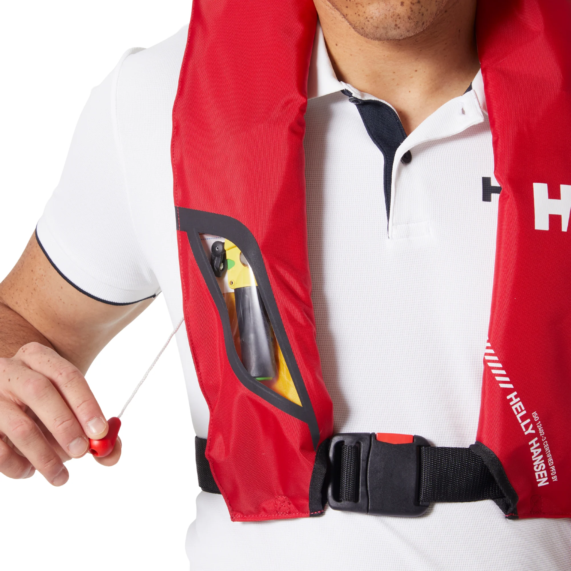 Helly Hansen Sport 2.0 Inflatable Life Jacket (Alert Red) - Image 6