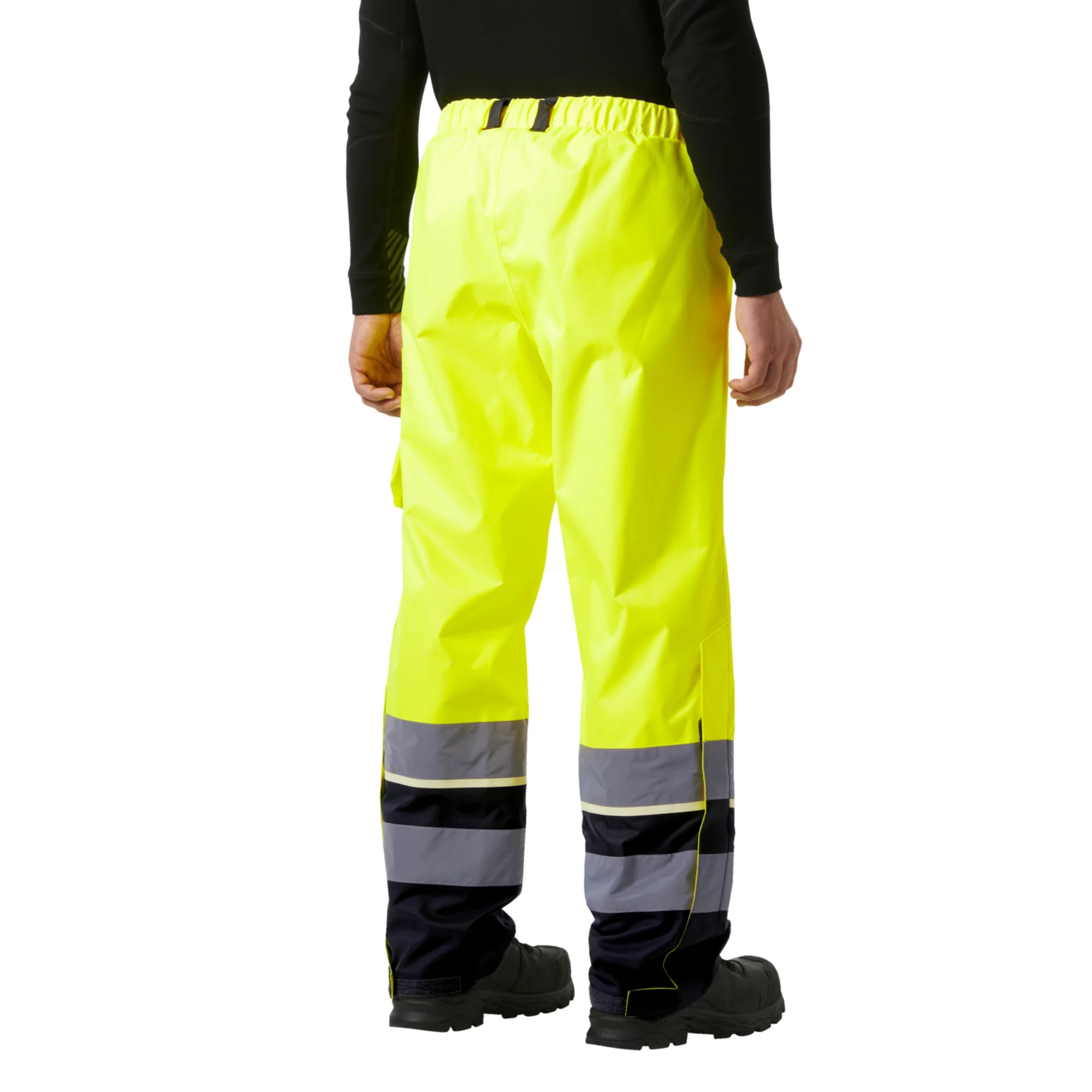 Helly Hansen Men's UC-ME Class 2 Waterproof Trousers (Hi-Vis Yellow) - Image 2