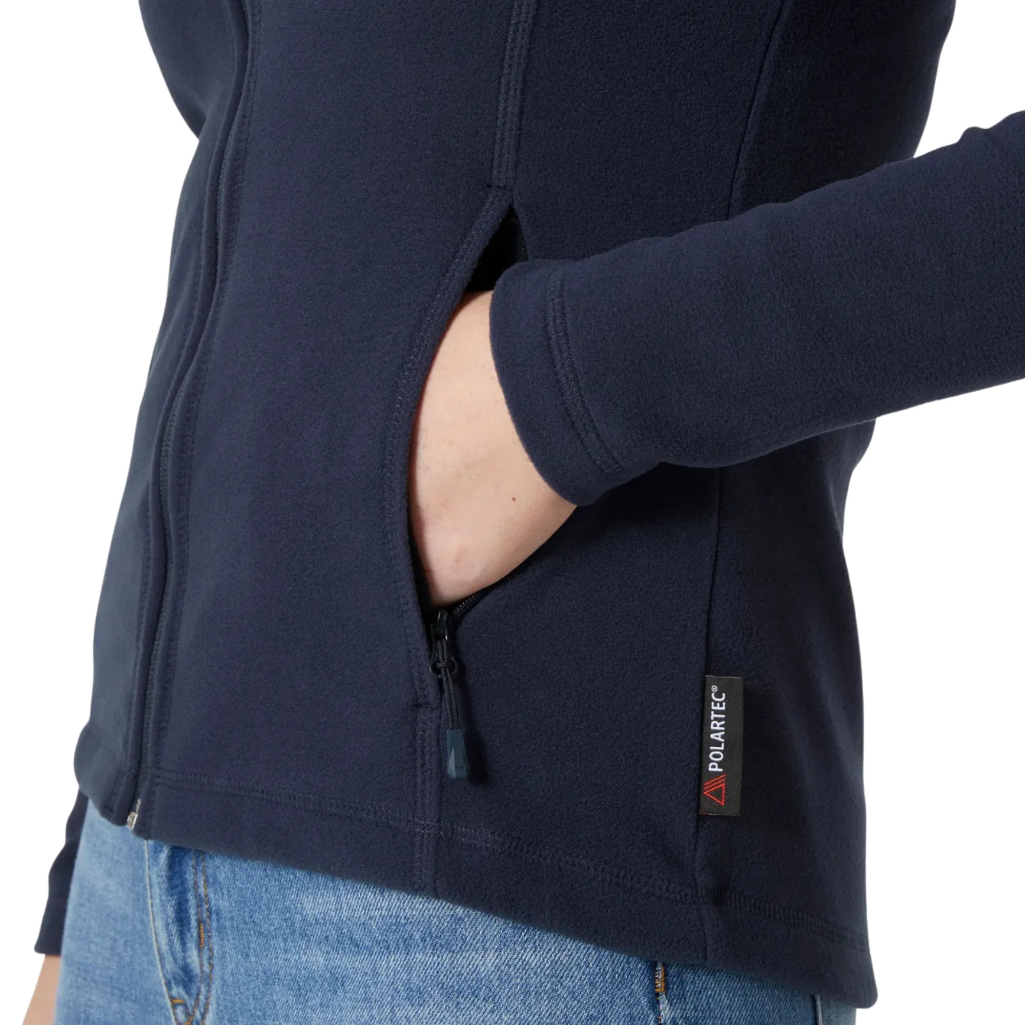 Helly Hansen Women's Daybreaker Polartec Full Zip Fleece (Navy) - Image 4