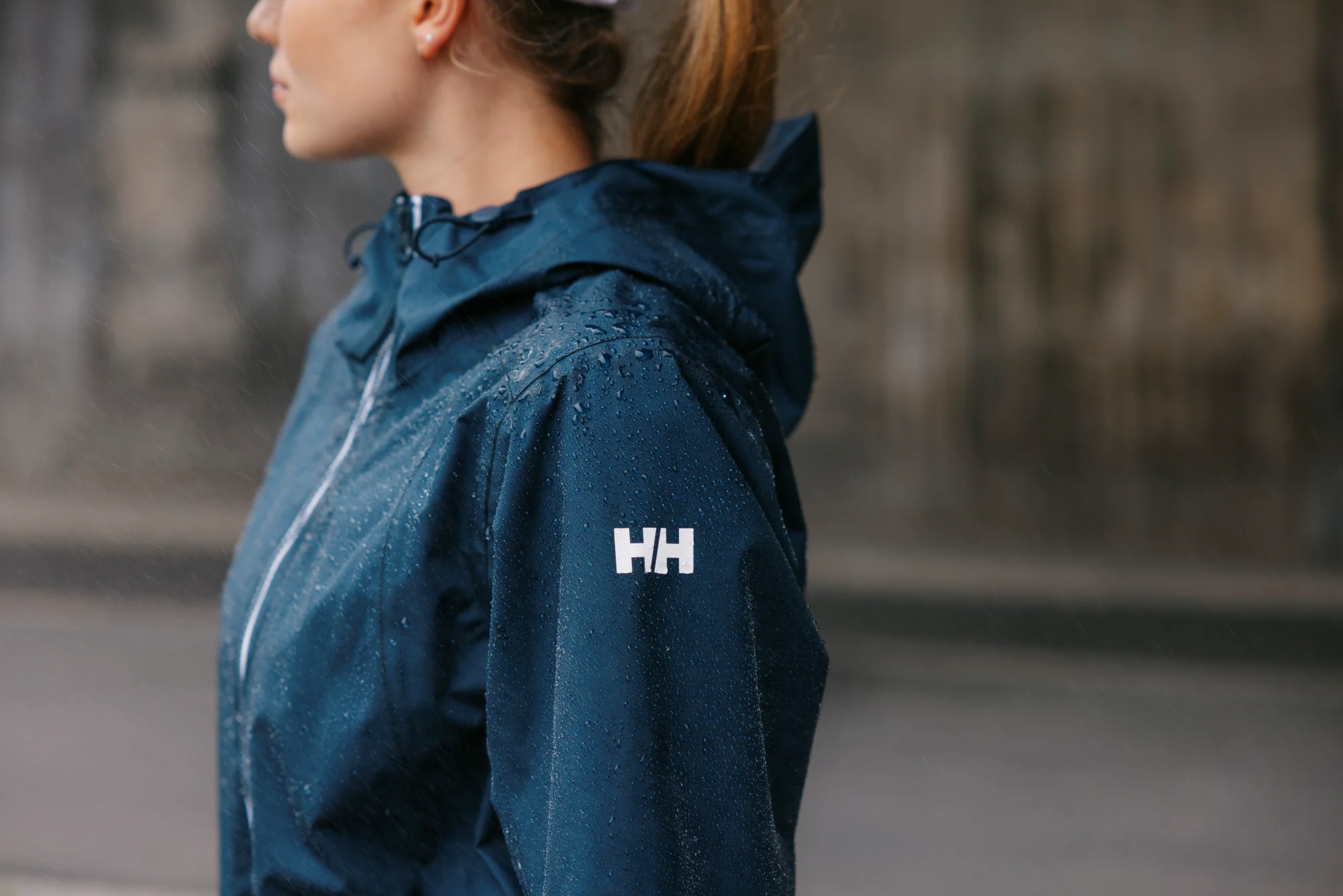 Helly Hansen Women's Westport 2L HT Waterproof Coat (Navy) - Image 12