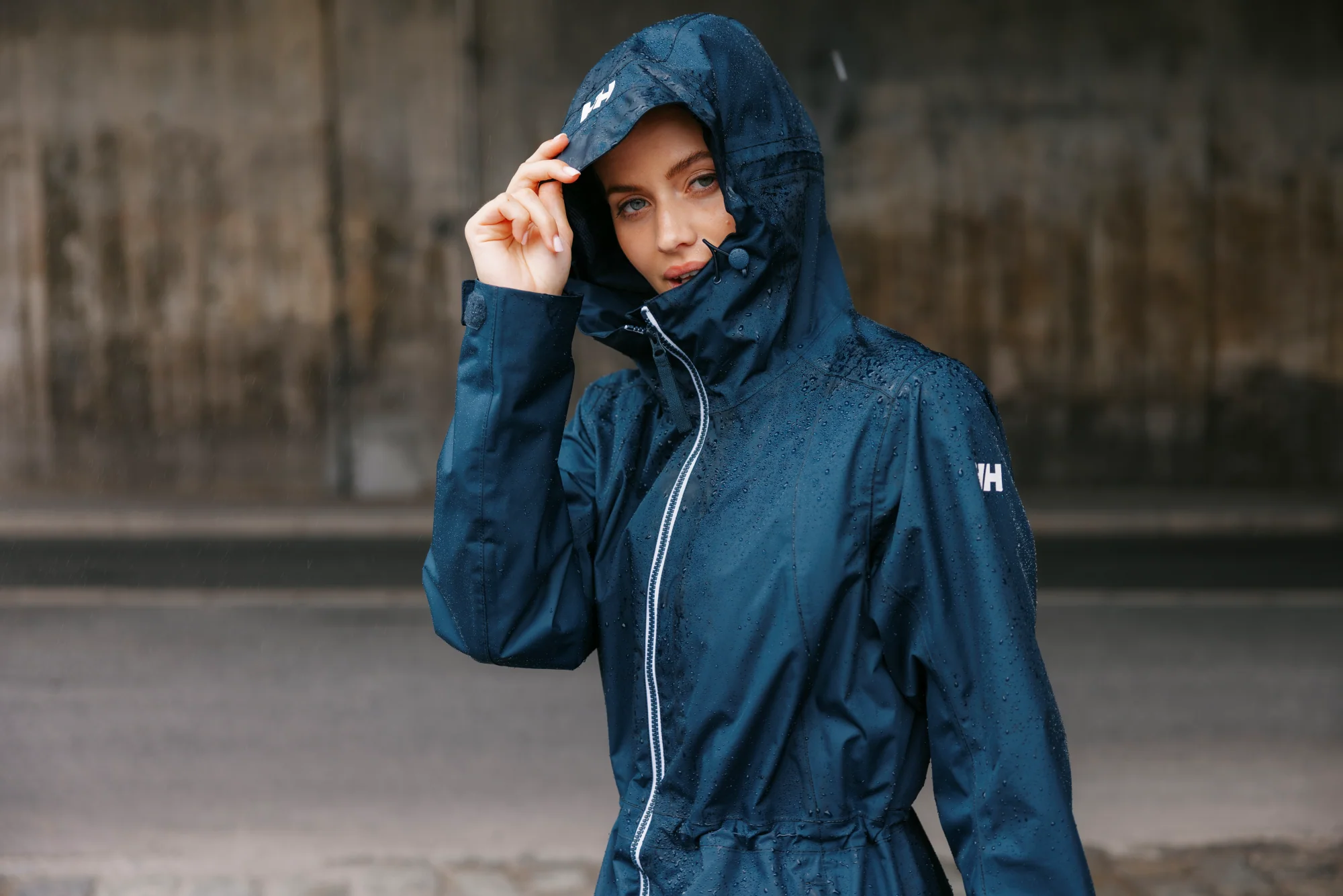 Helly Hansen Women's Westport 2L HT Waterproof Coat (Navy) - Image 13