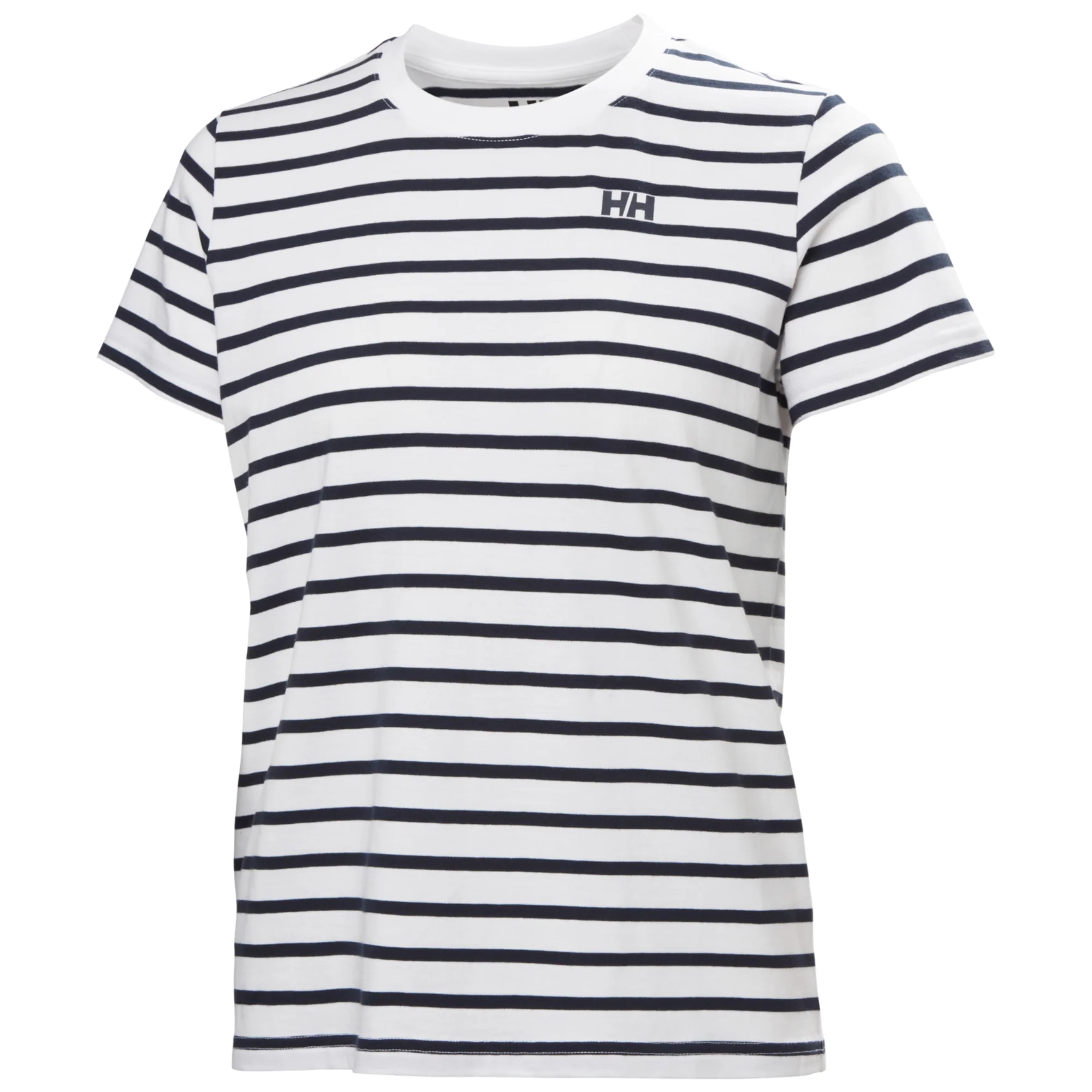 Helly Hansen Women's Core Graphic 2.0 Short Sleeve Tee (White Life Stripe) - Image 4