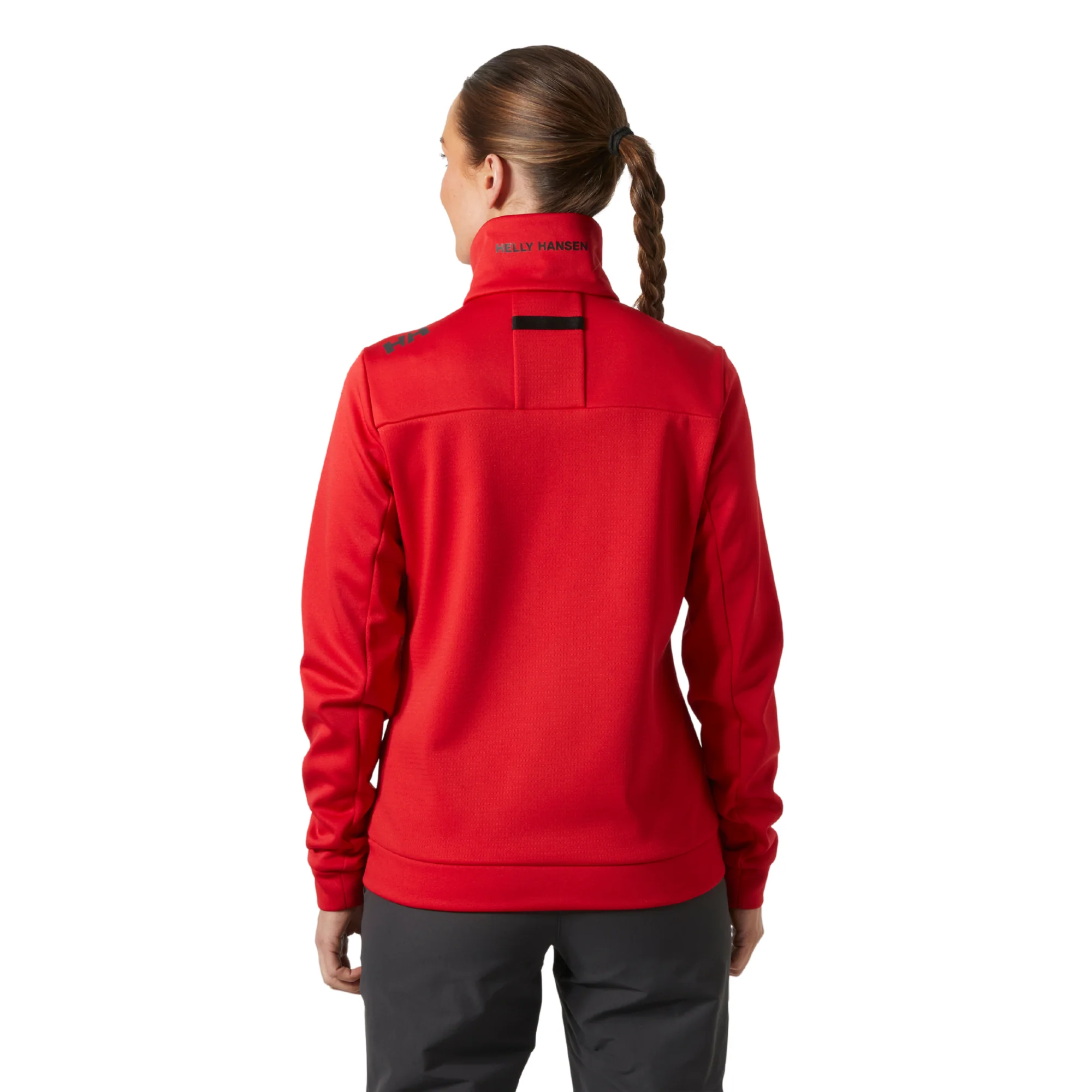 Helly Hansen Women's Crew Full Zip Fleece (Red) - Image 2