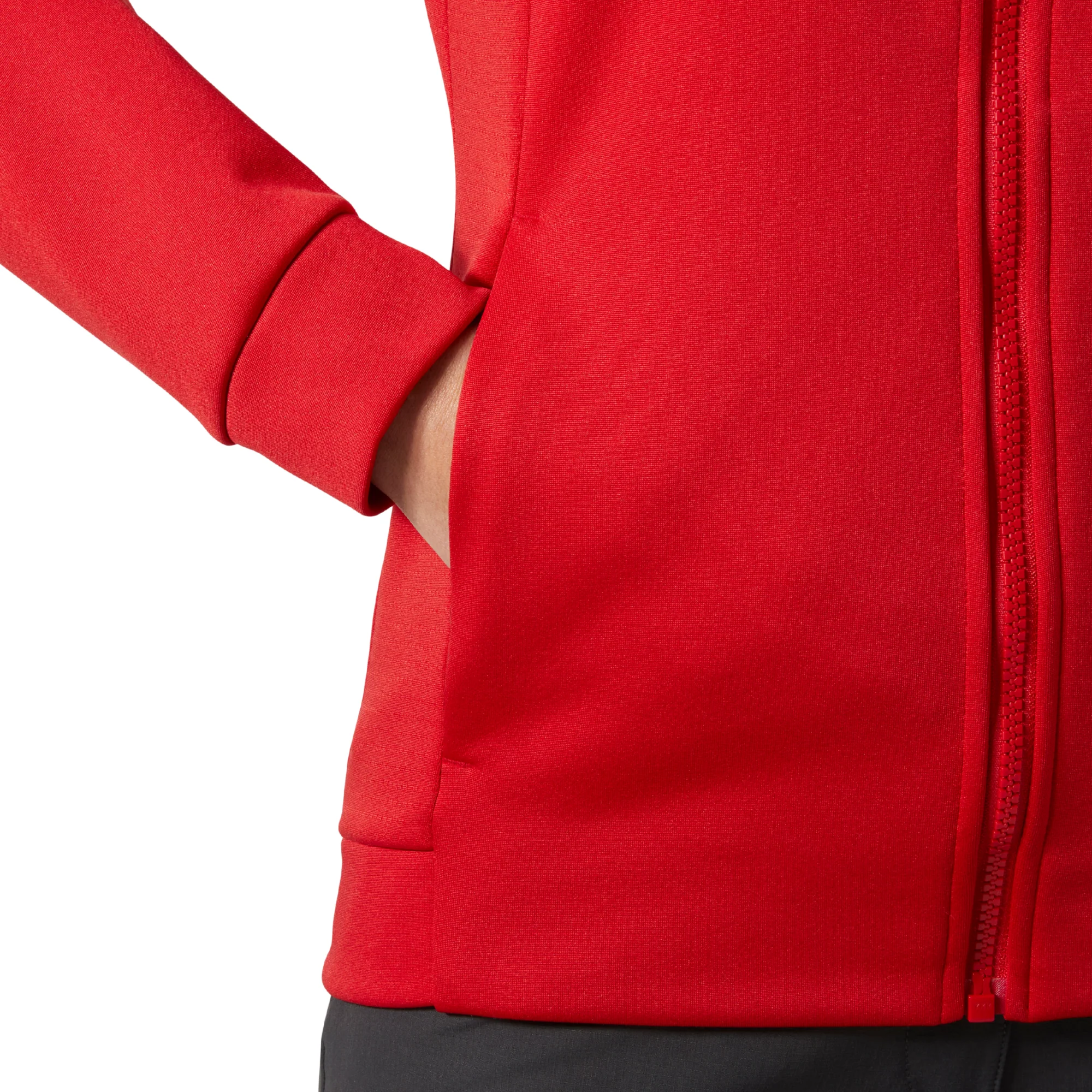 Helly Hansen Women's Crew Full Zip Fleece (Red) - Image 3