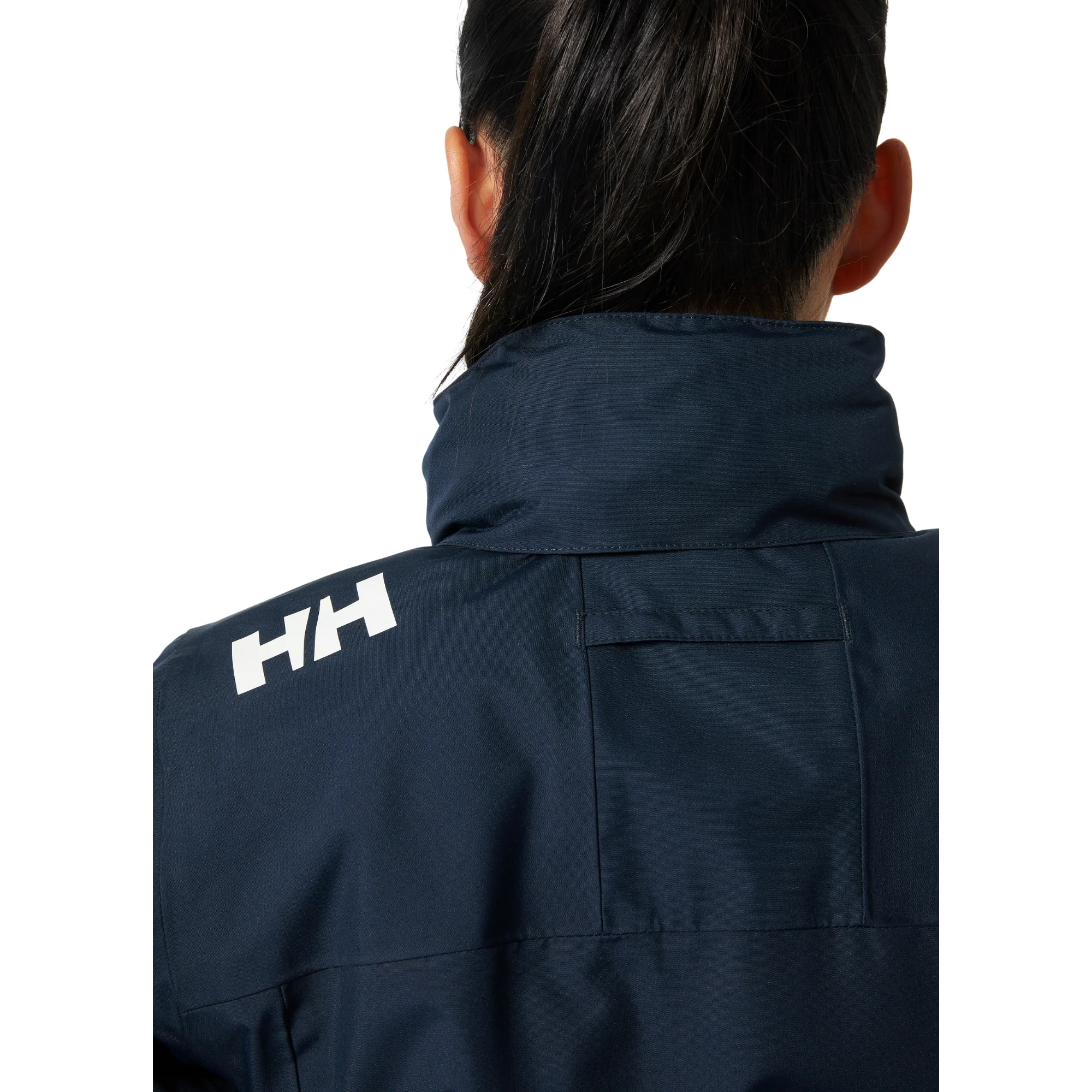 Helly Hansen Women's Crew Hooded Midlayer HT Waterproof Insulated Jacket 2.0 (Navy) - Image 4