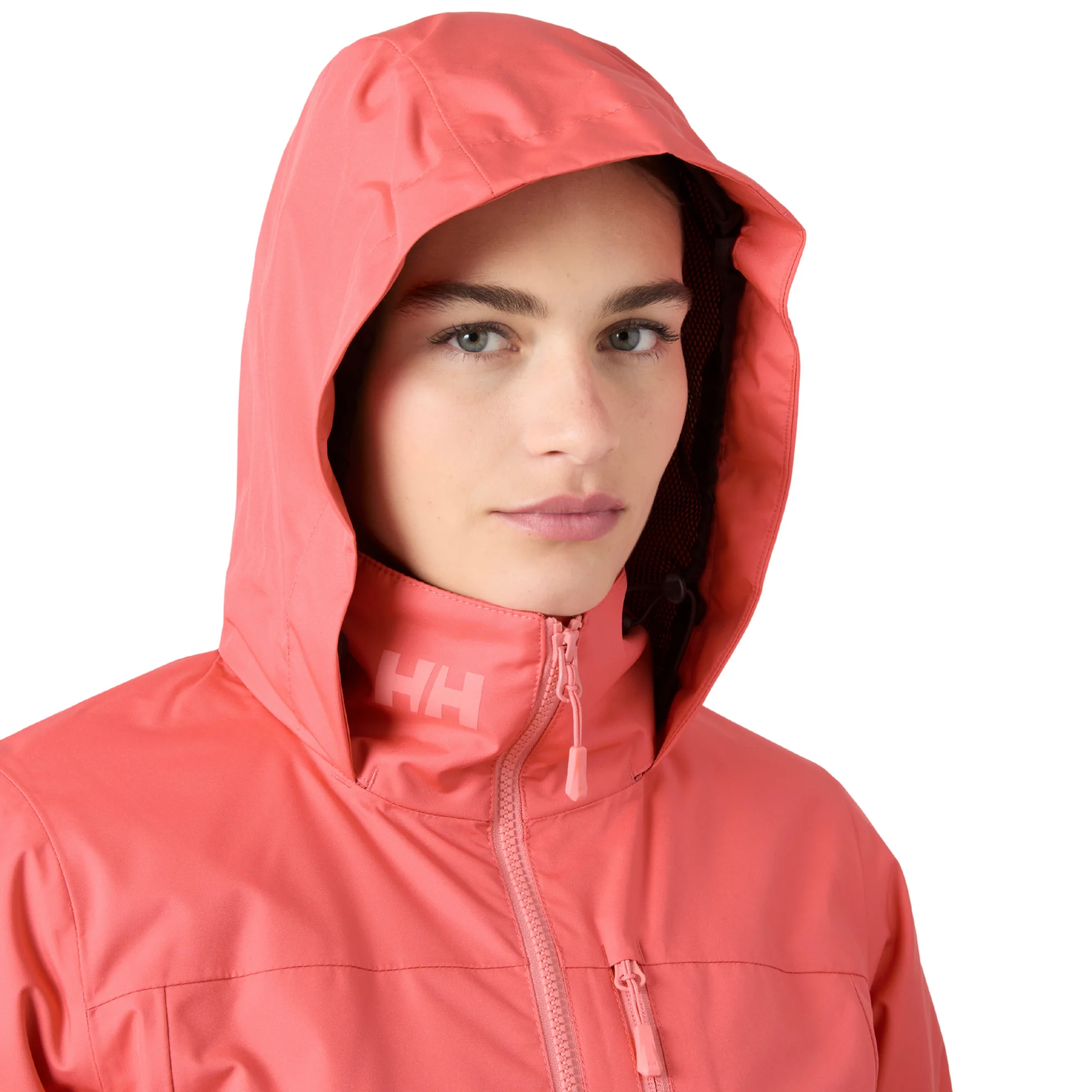 Helly Hansen Women's Crew Hooded Midlayer HT Waterproof Insulated Jacket 2.0 (Sunset Pink) - Image 7
