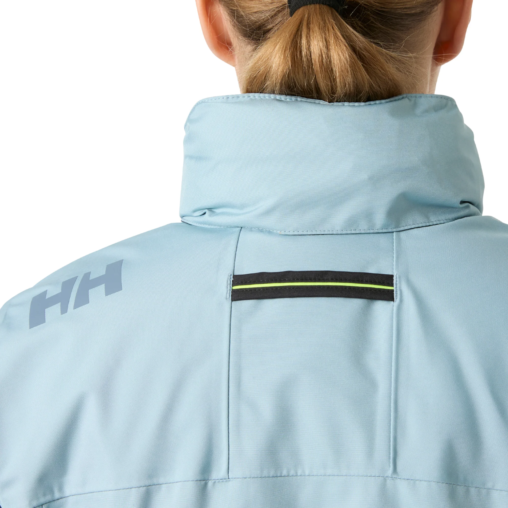 Helly Hansen Women's Crew Hooded Midlayer HT Waterproof Insulated Jacket 2.0 (Windy Blue) - Image 5