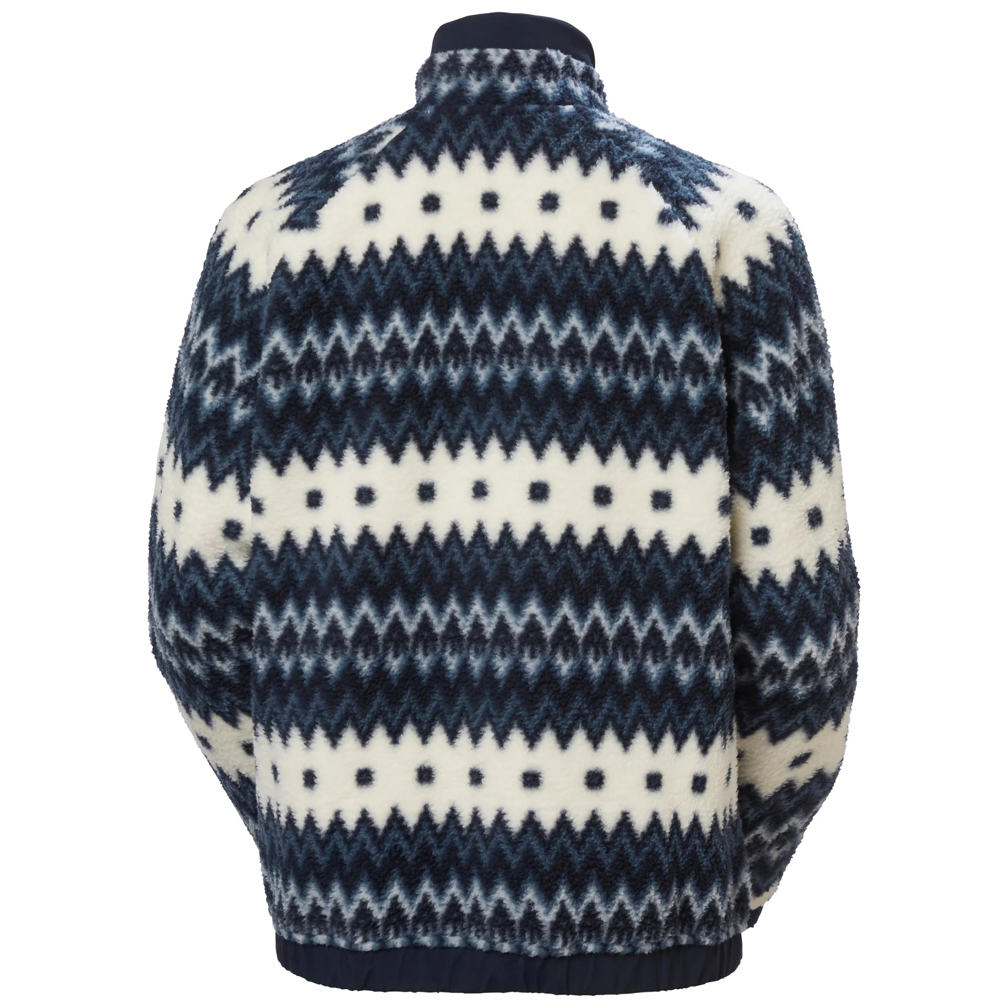 Helly Hansen Women's Imperial Printed Pile Full Snap Fleece (Navy Nordic AOP) - Image 6