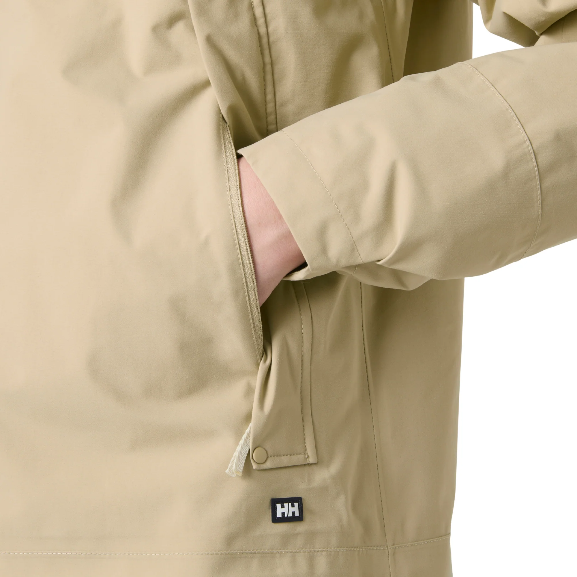 Helly Hansen Women's Koster 2L HT Waterproof Coat (HH Khaki) - Image 5