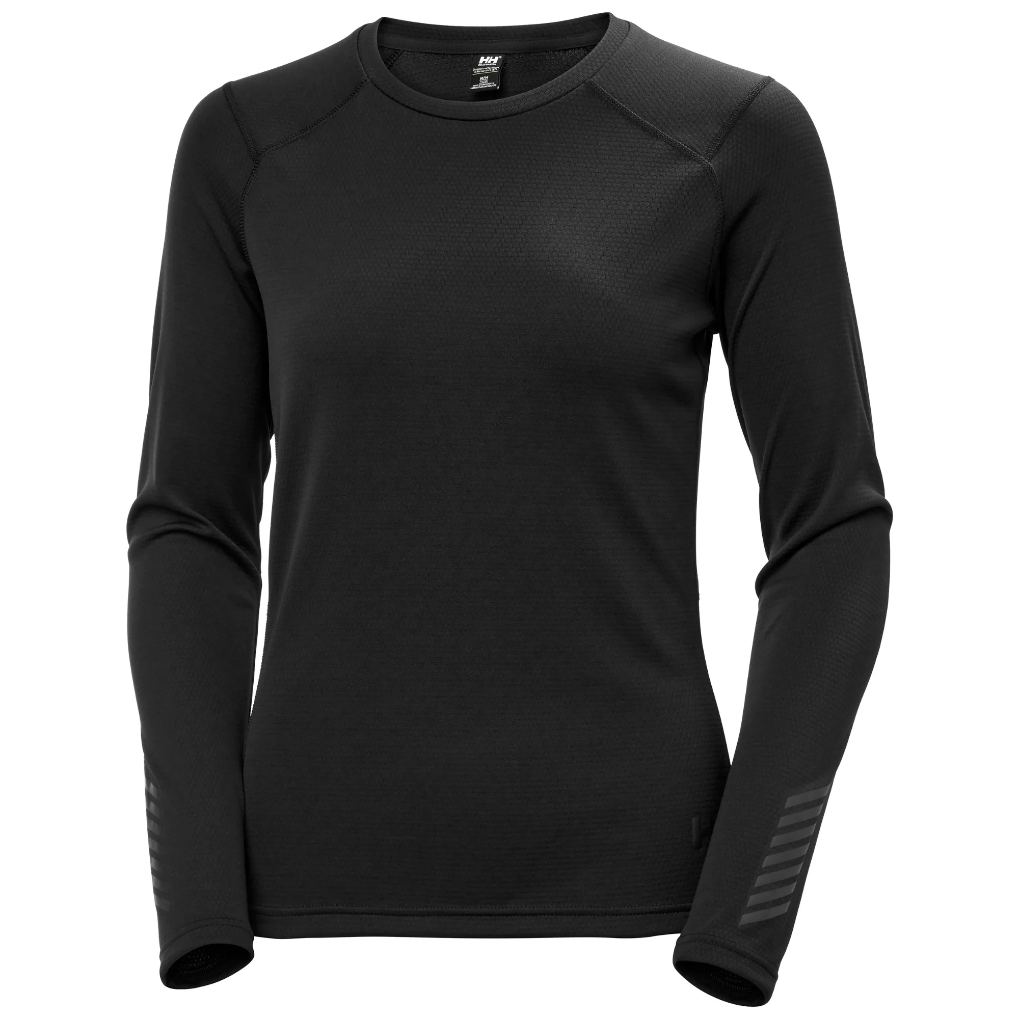 Helly Hansen Women's Lifa Active Crew Neck Long Sleeve Base Layer Top (Black) - Image 5