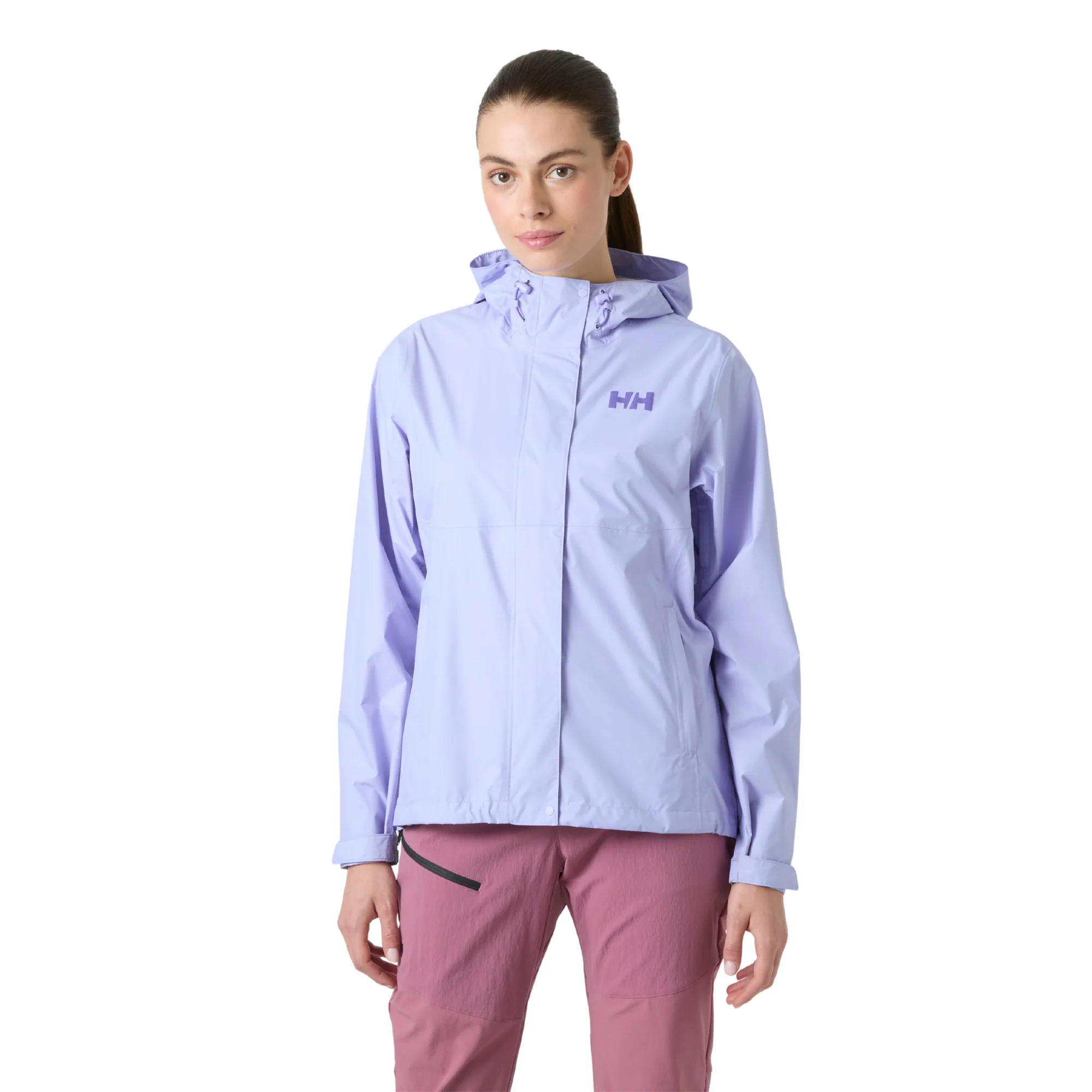 Helly Hansen Women's Loke HT 2.5L Waterproof Jacket (Bright Lavender)