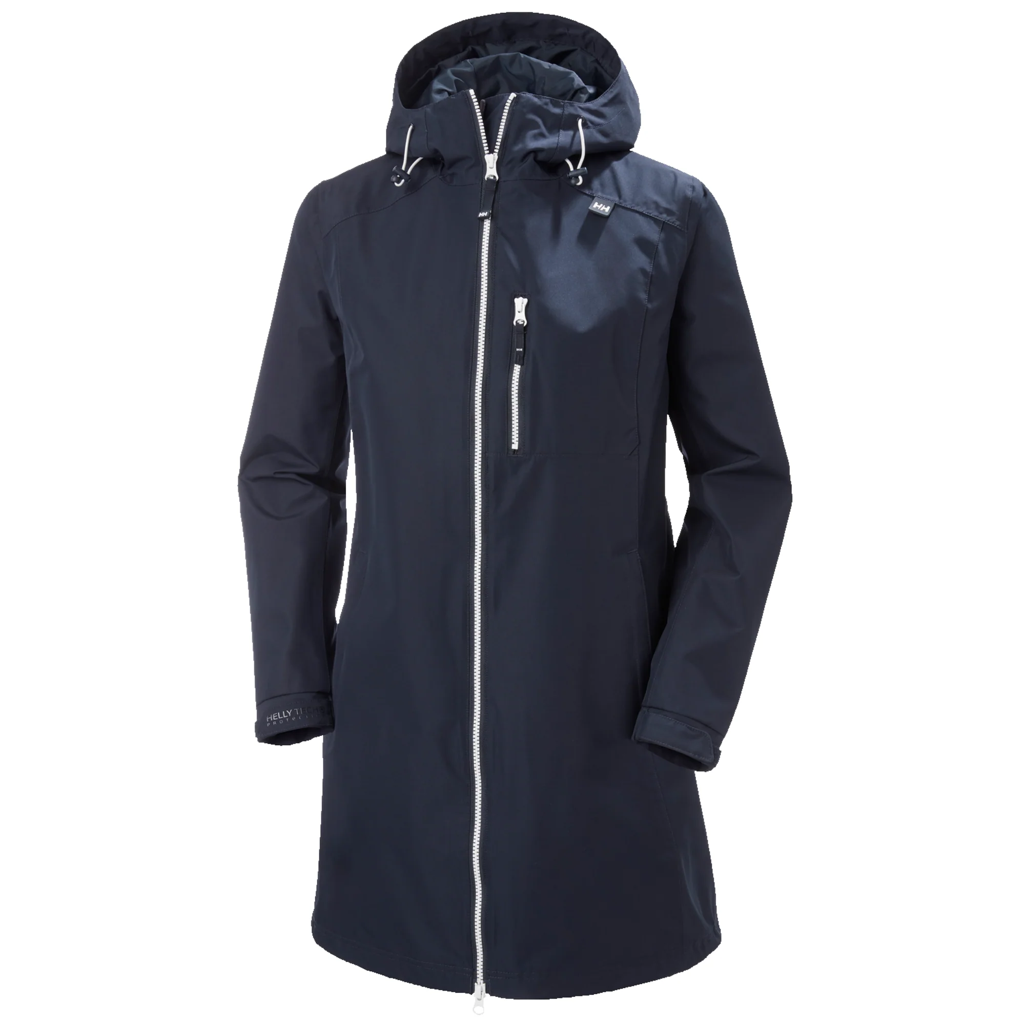 Helly Hansen Women's Long Belfast 2L HT Waterproof Parka (Navy) - Image 10