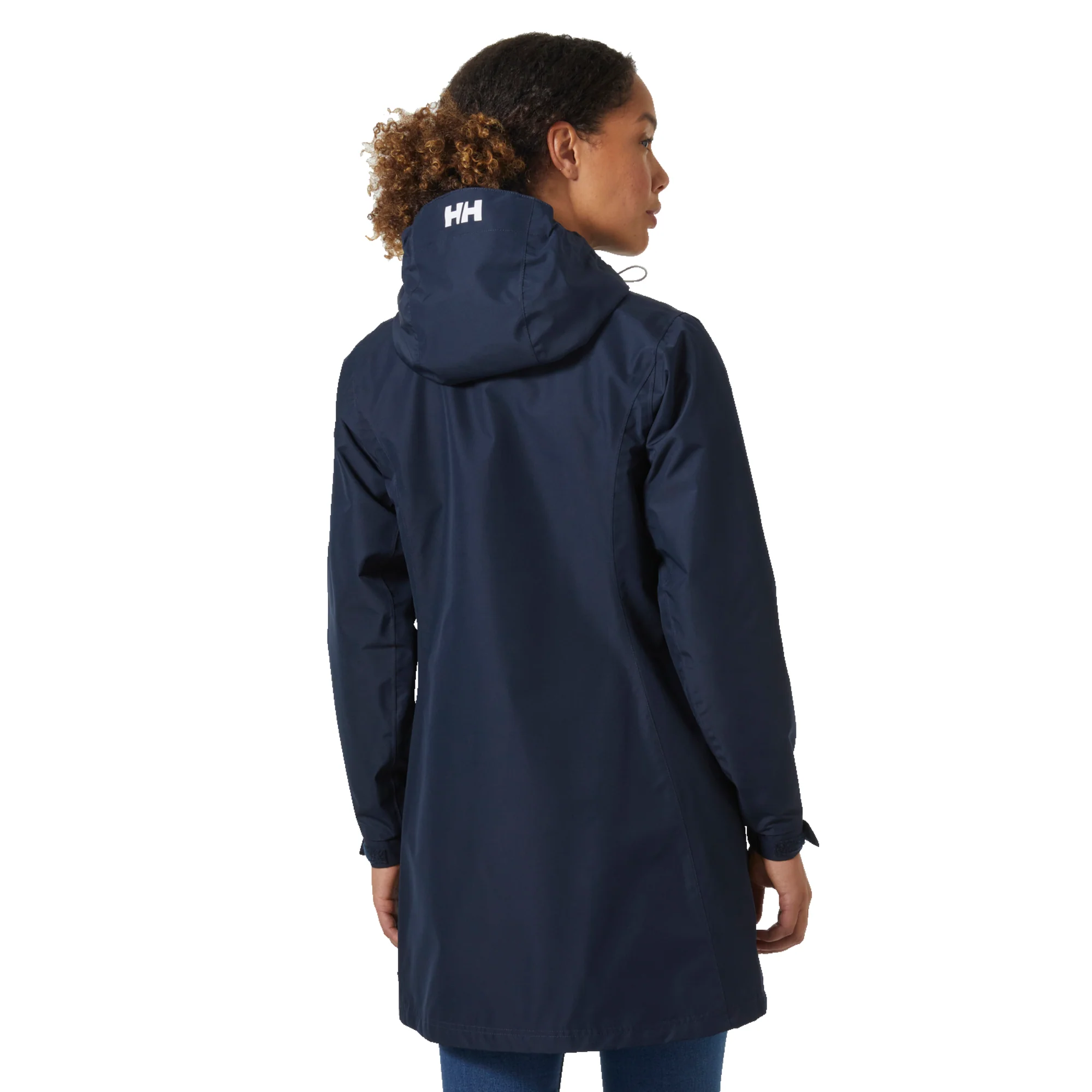Helly Hansen Women's Long Belfast 2L HT Waterproof Parka (Navy) - Image 3