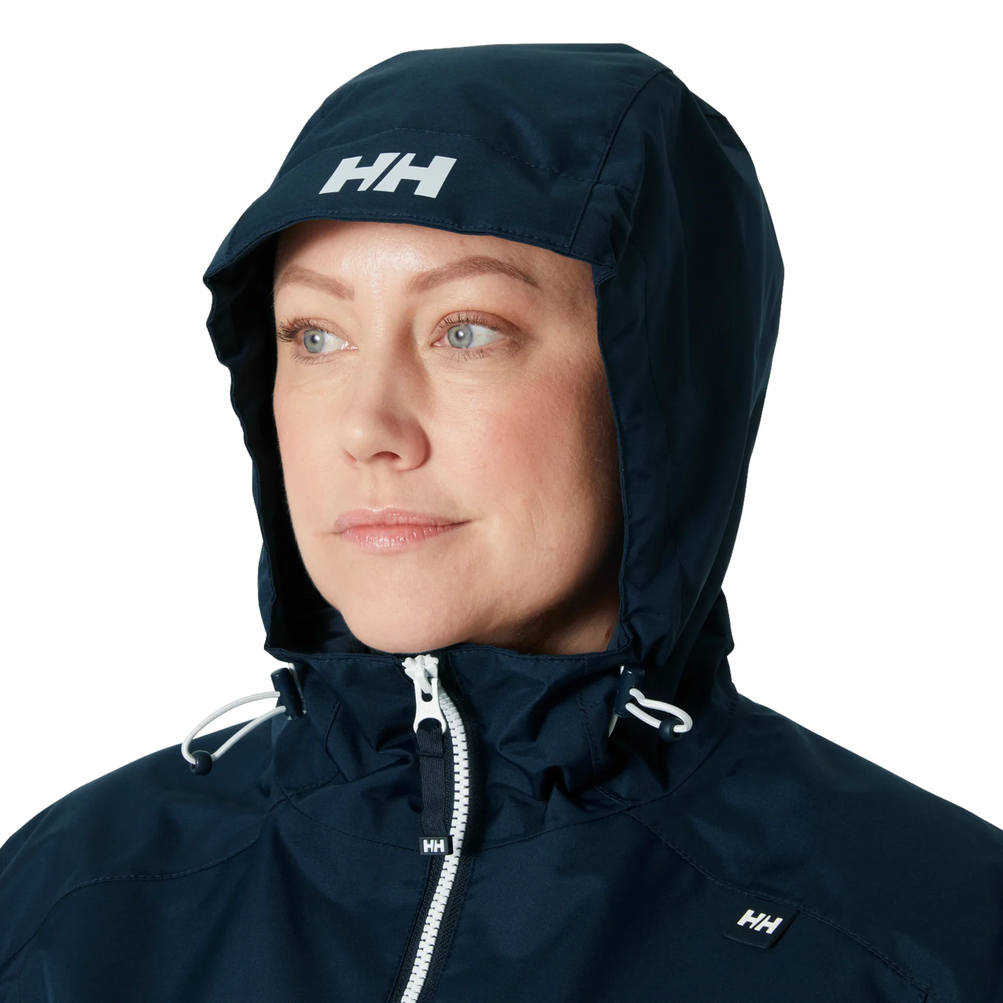 Helly Hansen Women's Long Belfast 2L HT Waterproof Parka (Navy) - Image 6