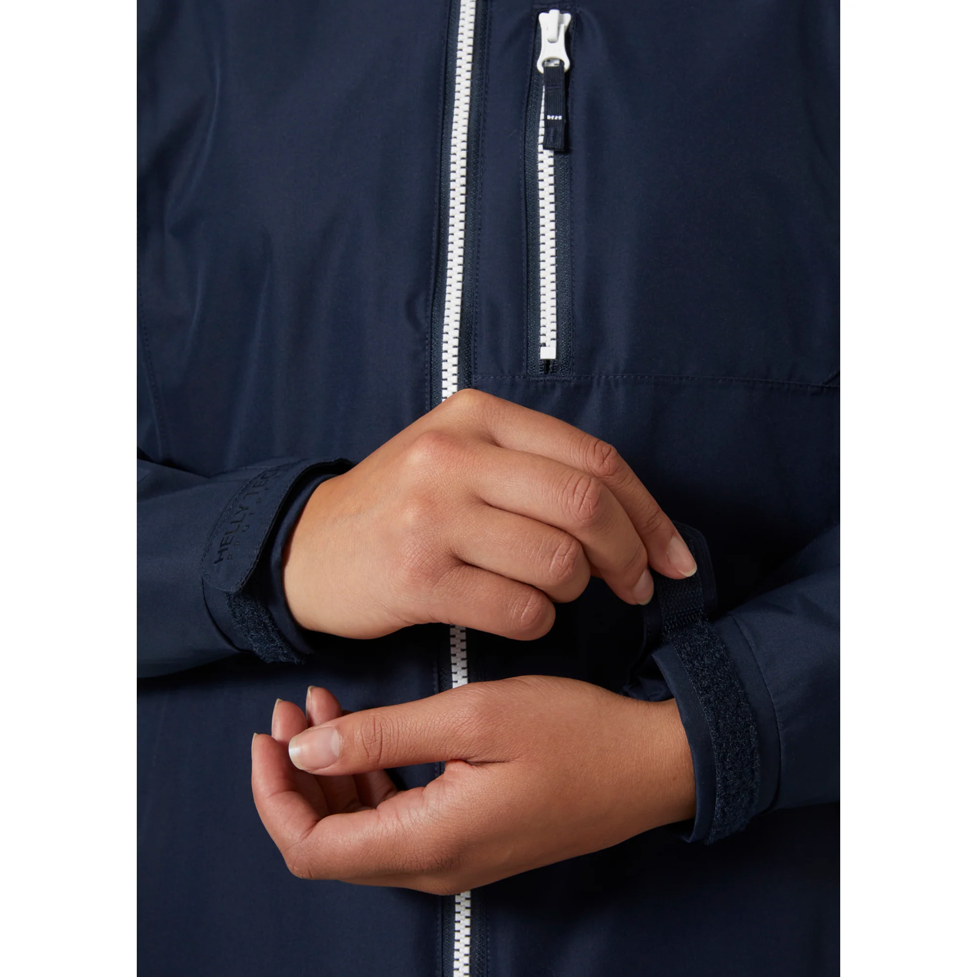 Helly Hansen Women's Long Belfast 2L HT Waterproof Parka (Navy) - Image 9