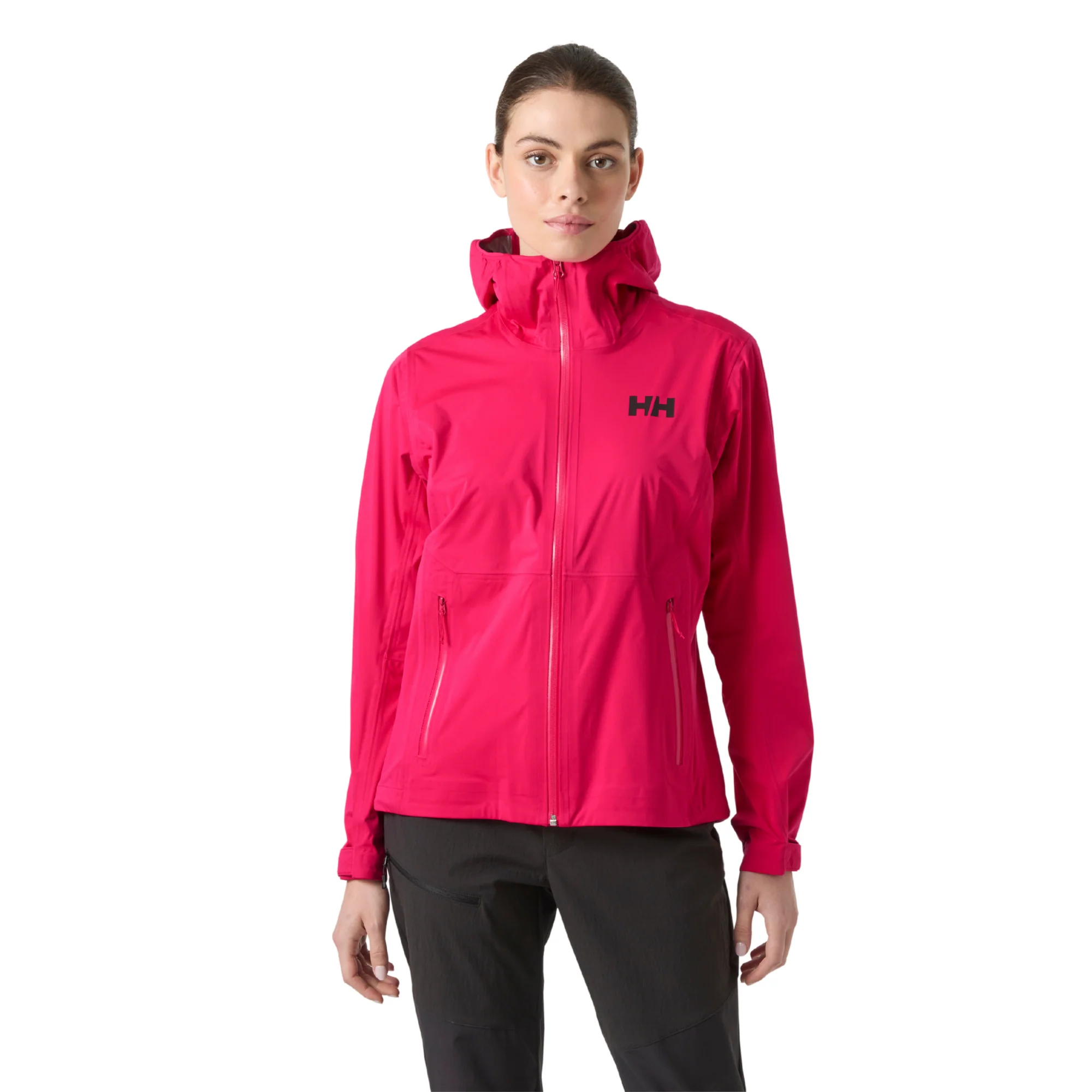 Helly Hansen Women's Momentum 3L Stretch HT Waterproof Jacket (Cranberry)