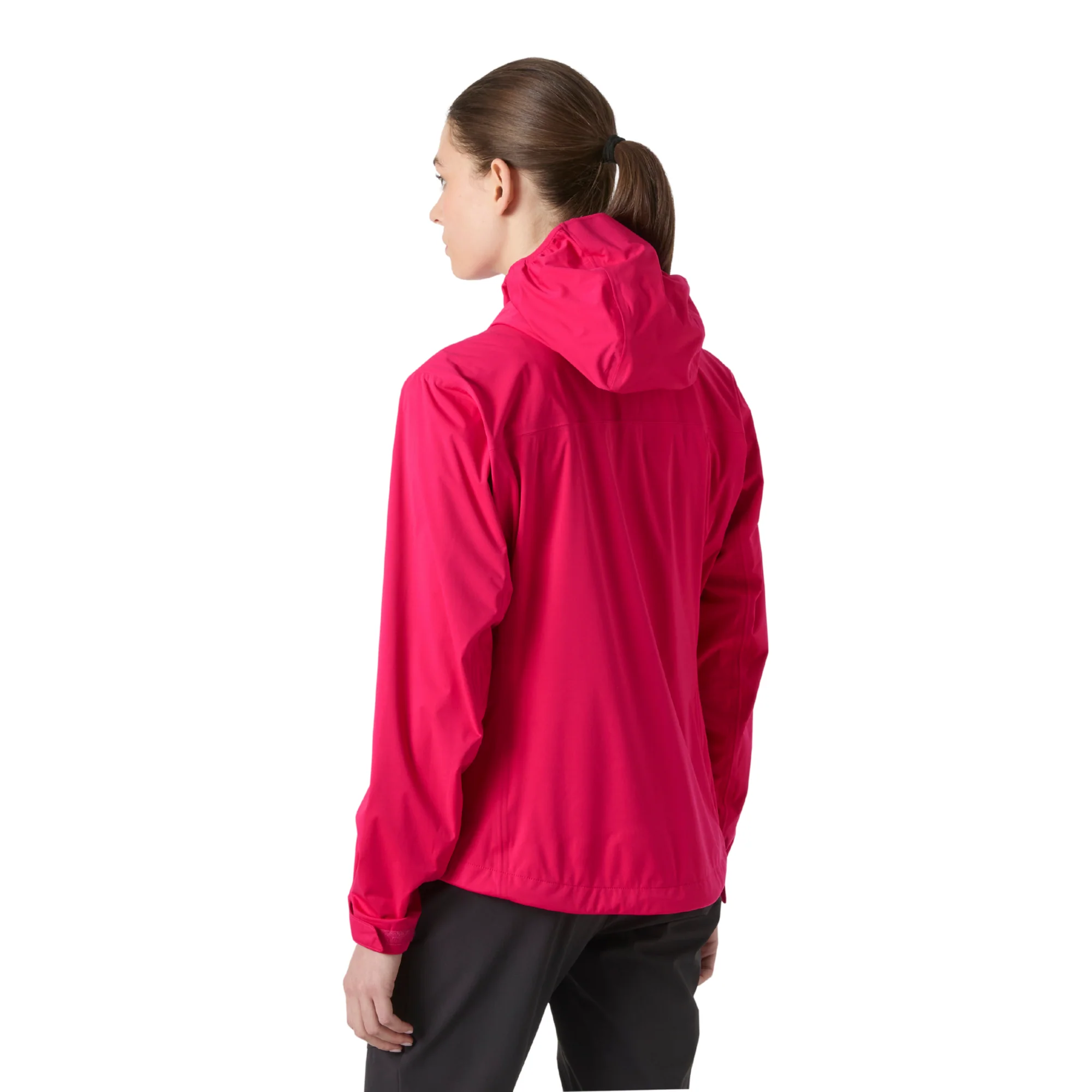 Helly Hansen Women's Momentum 3L Stretch HT Waterproof Jacket (Cranberry) - Image 2