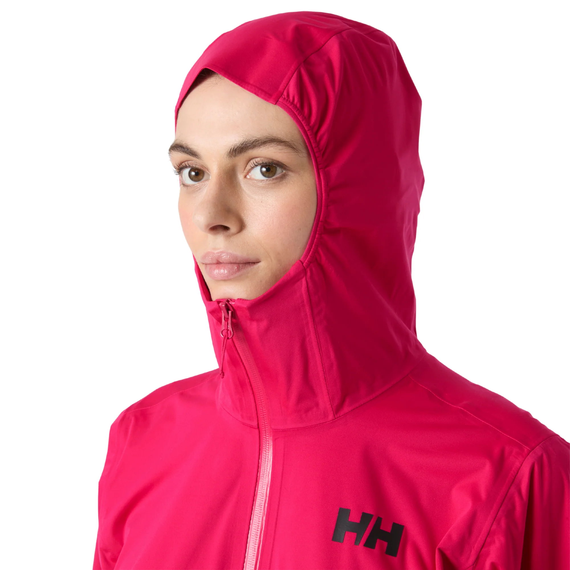 Helly Hansen Women's Momentum 3L Stretch HT Waterproof Jacket (Cranberry) - Image 3