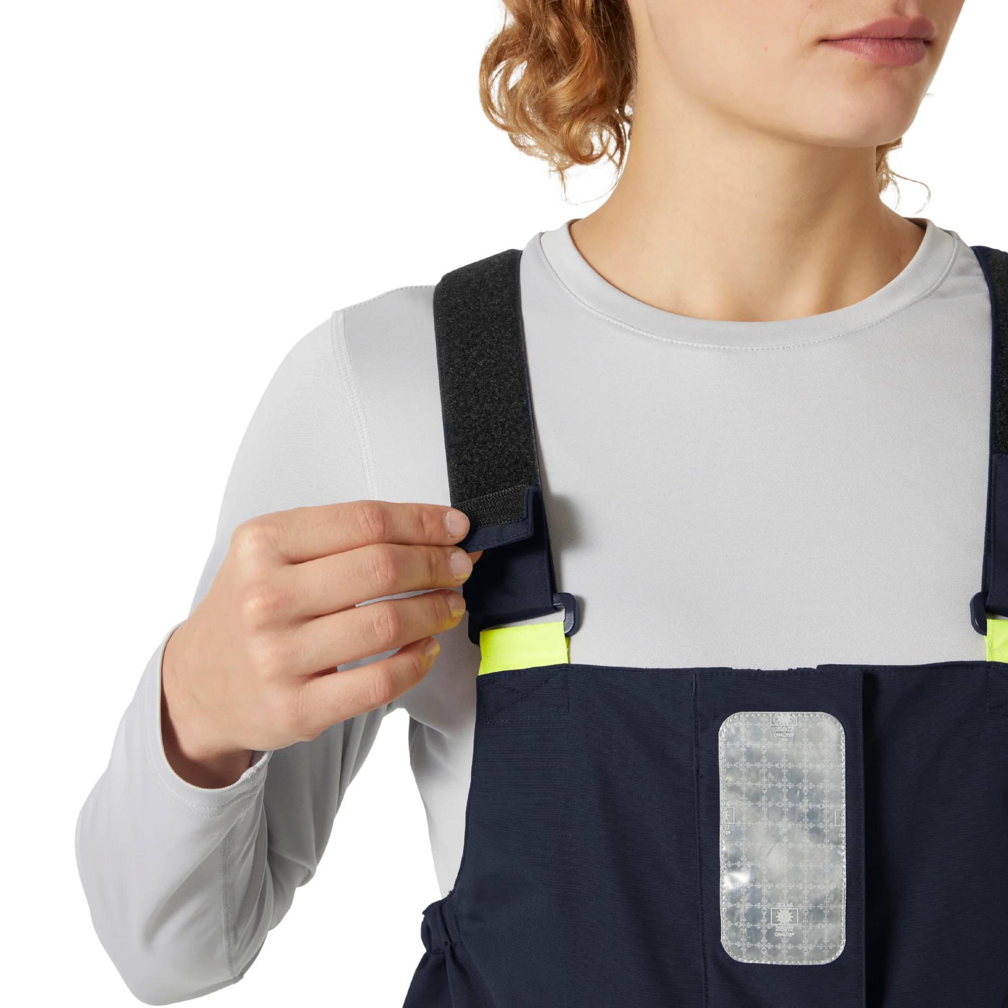 Helly Hansen Women's Pier 4.0 HT Waterproof Sailing Bib (Navy) - Image 3