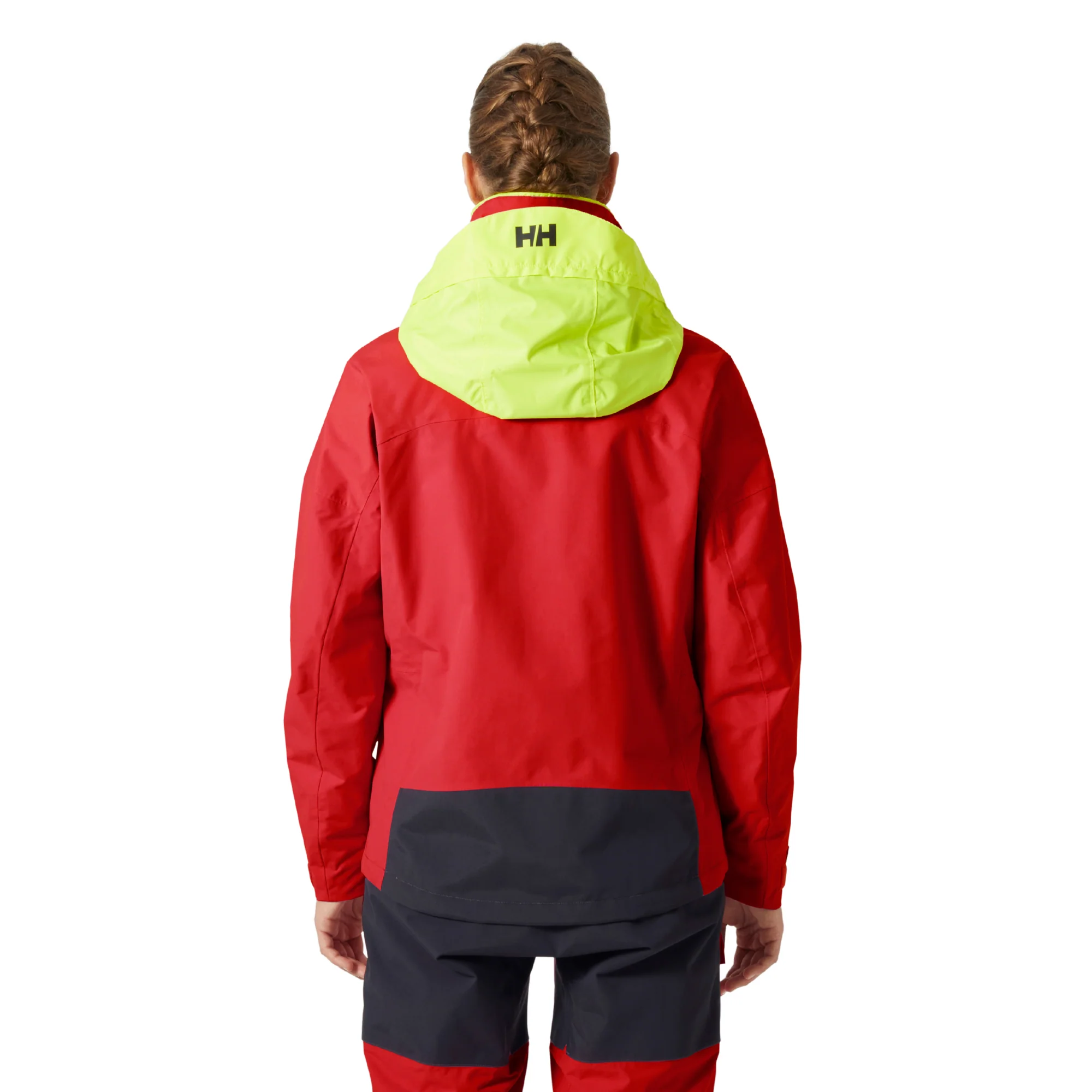 Helly Hansen Women's Pier 4.0 HT Waterproof Sailing Jacket (Alert Red) - Image 2