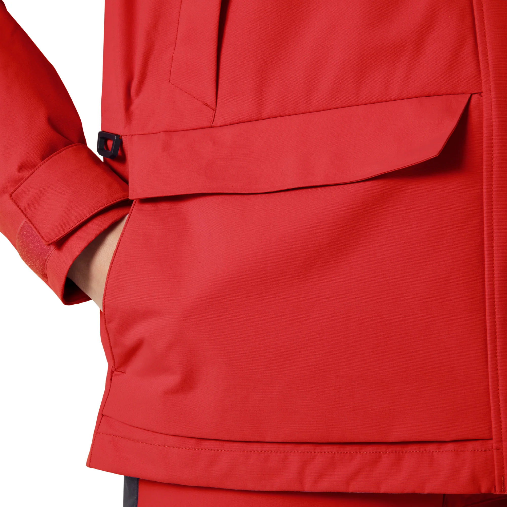 Helly Hansen Women's Pier 4.0 HT Waterproof Sailing Jacket (Alert Red) - Image 3