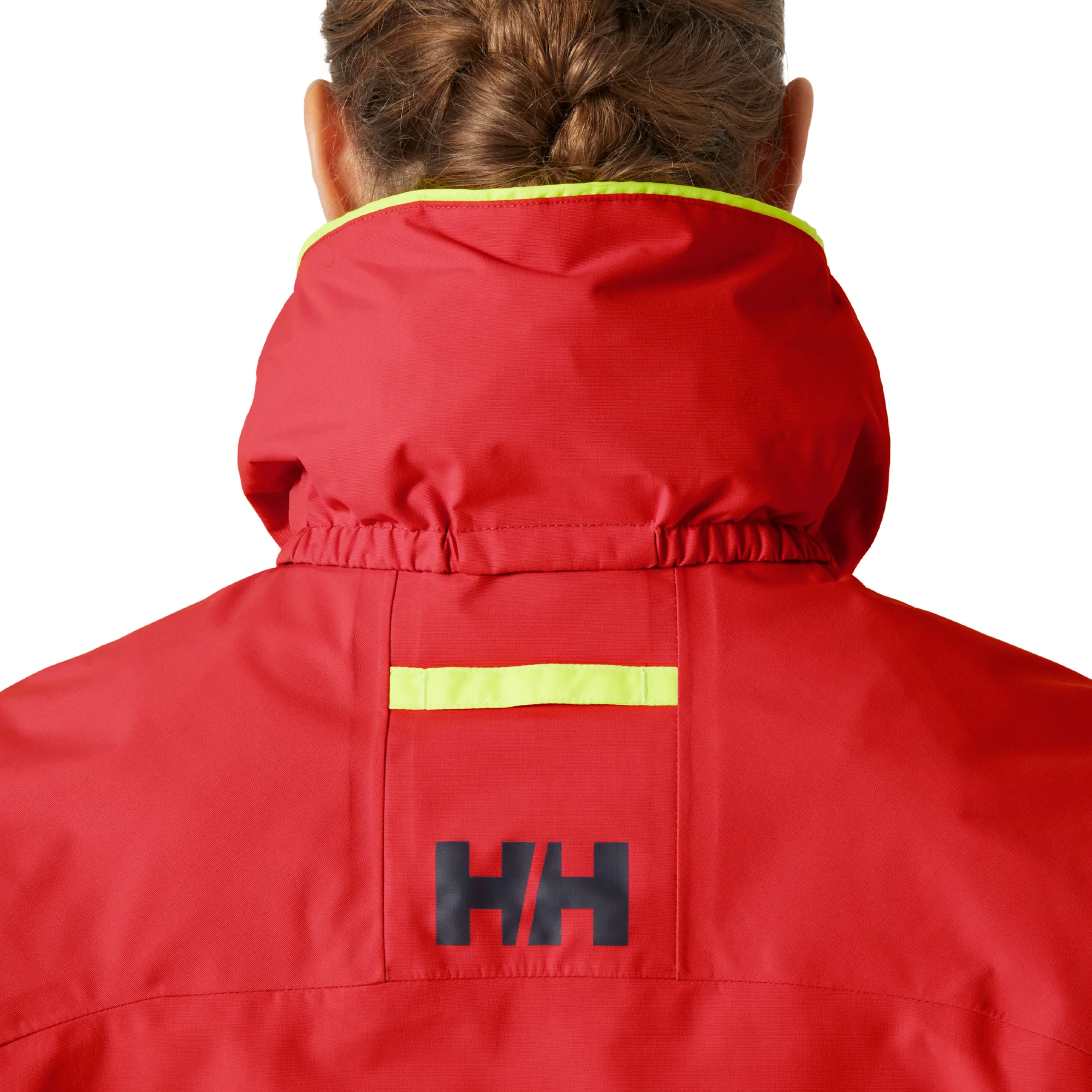 Helly Hansen Women's Pier 4.0 HT Waterproof Sailing Jacket (Alert Red) - Image 4