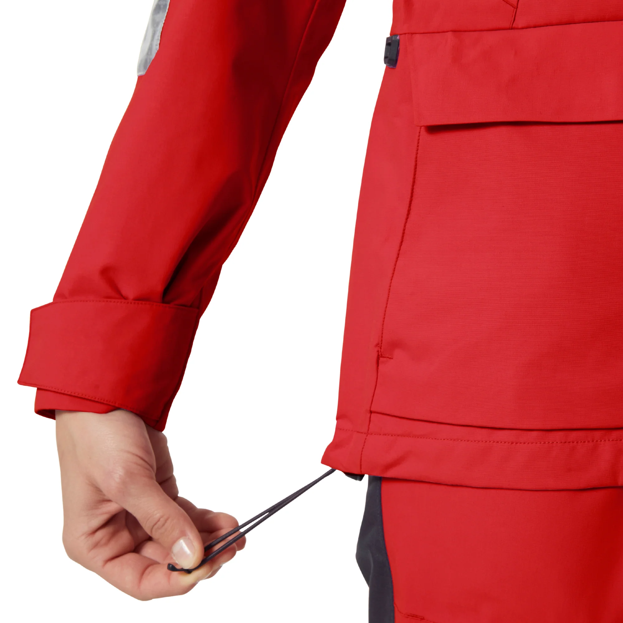 Helly Hansen Women's Pier 4.0 HT Waterproof Sailing Jacket (Alert Red) - Image 5