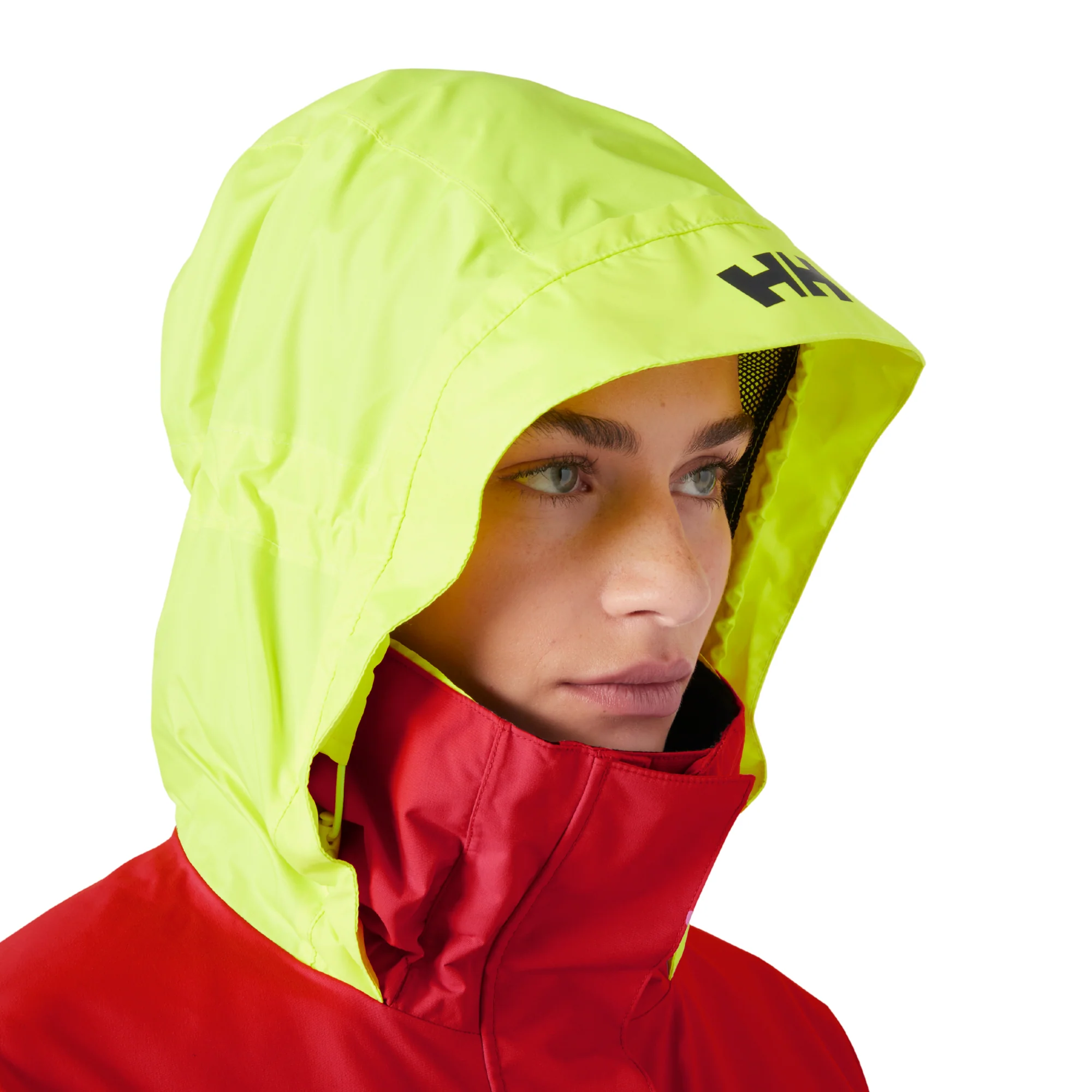Helly Hansen Women's Pier 4.0 HT Waterproof Sailing Jacket (Alert Red) - Image 7