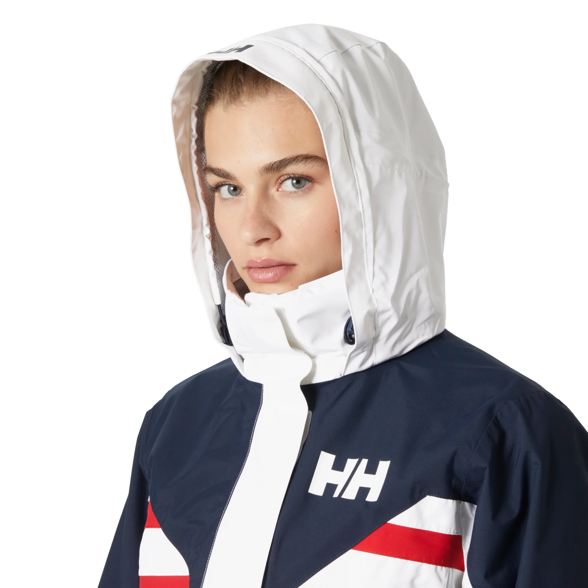 Helly Hansen Women's Quayside Waterproof Sailing Jacket (White) - Image 3