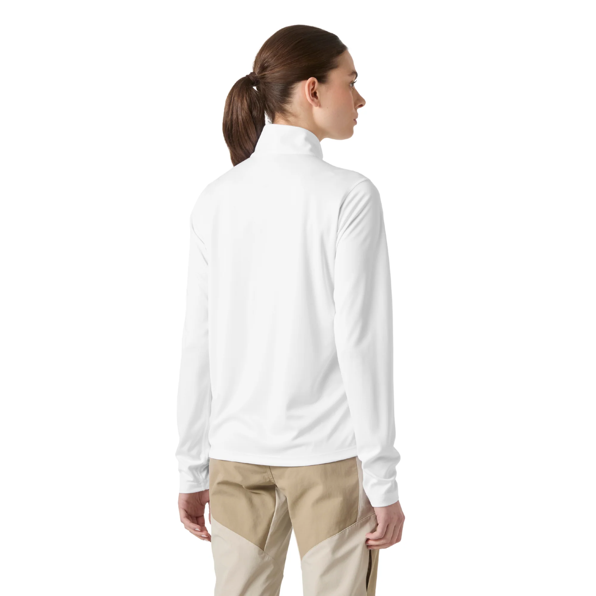 Helly Hansen Women's HH Tech UPF50 Half Zip Technical Top (White) - Image 2