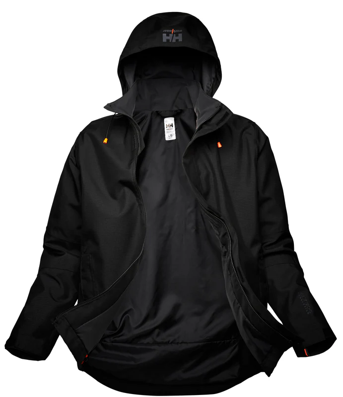 Helly Hansen Workwear Men's Oxford HT Waterproof Shell Jacket (Black) - Image 3