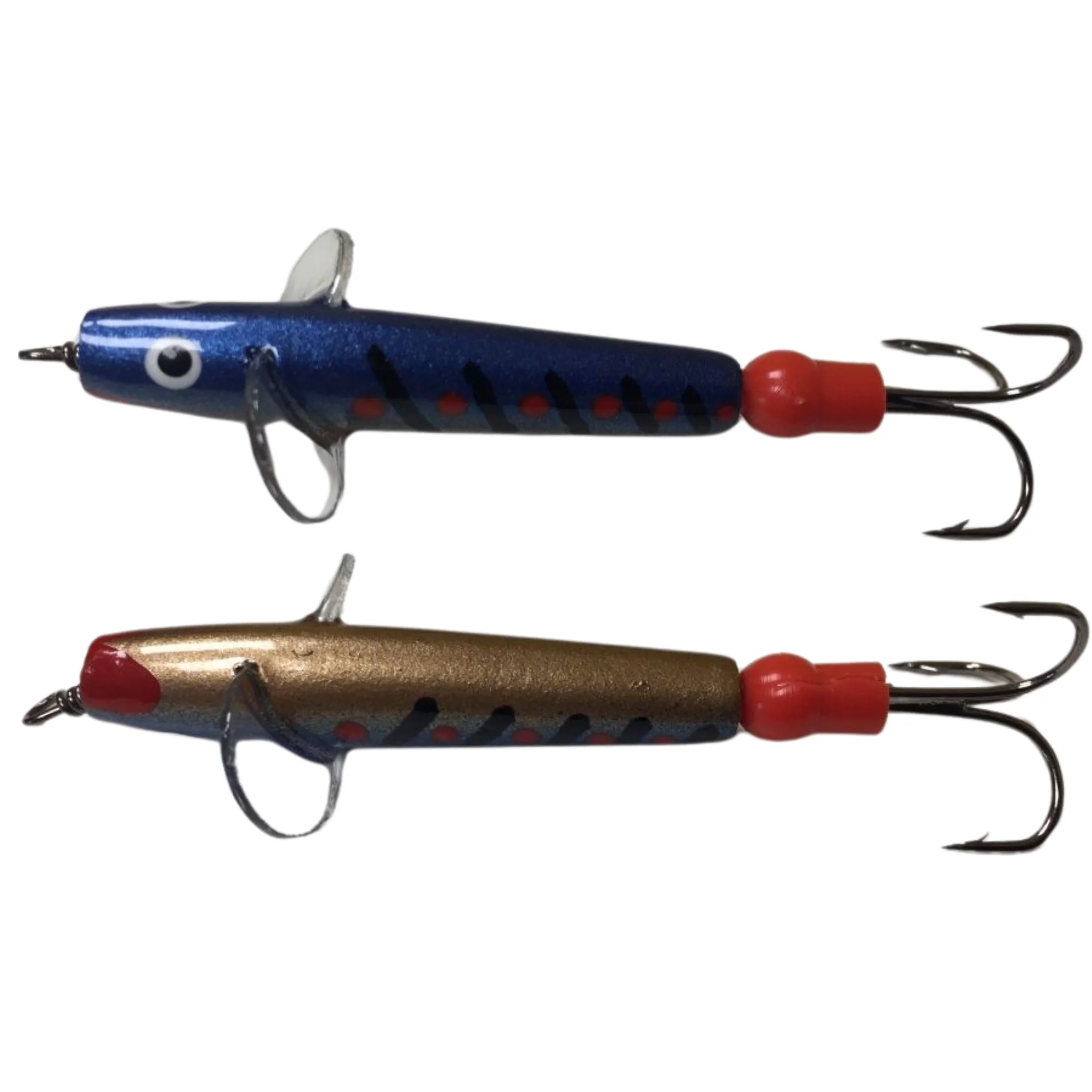 The JC Bait Minnow Lure (Size: 2.5in)(Blue/Gold) - Image 4