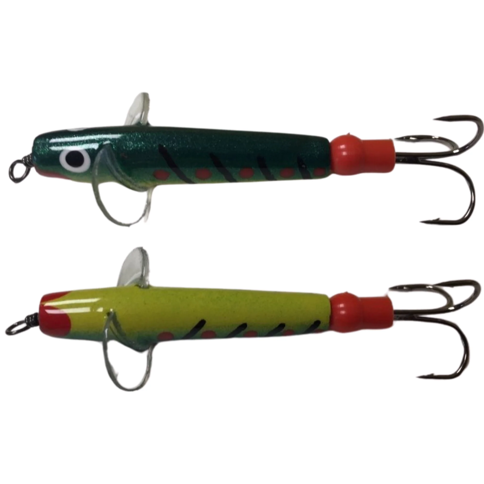 The JC Bait Minnow Lure (Size: 2in)(Green/Yellow) - Image 4