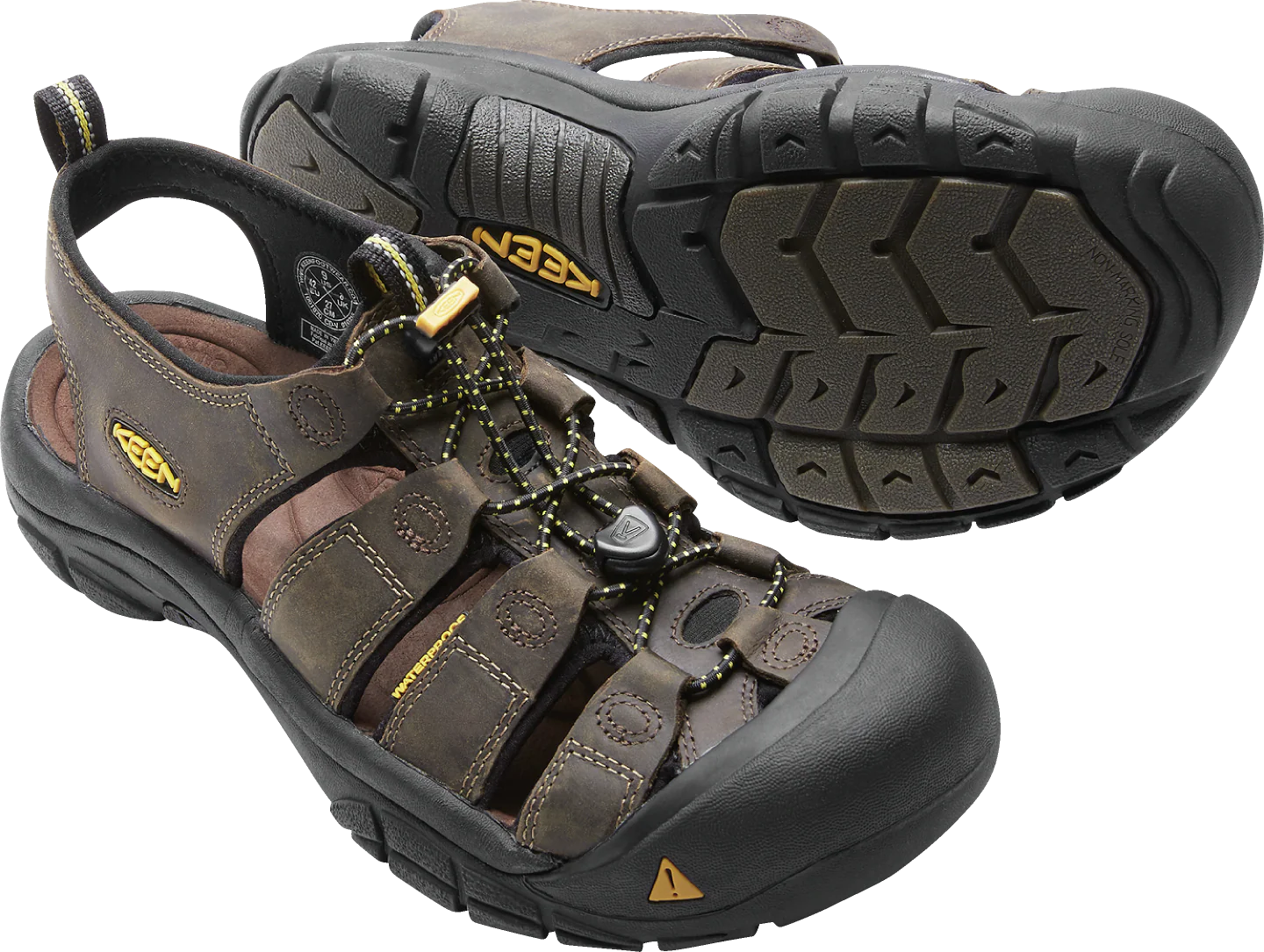 Keen Men's Newport Closed Toe Sandals (Bison) - Image 12