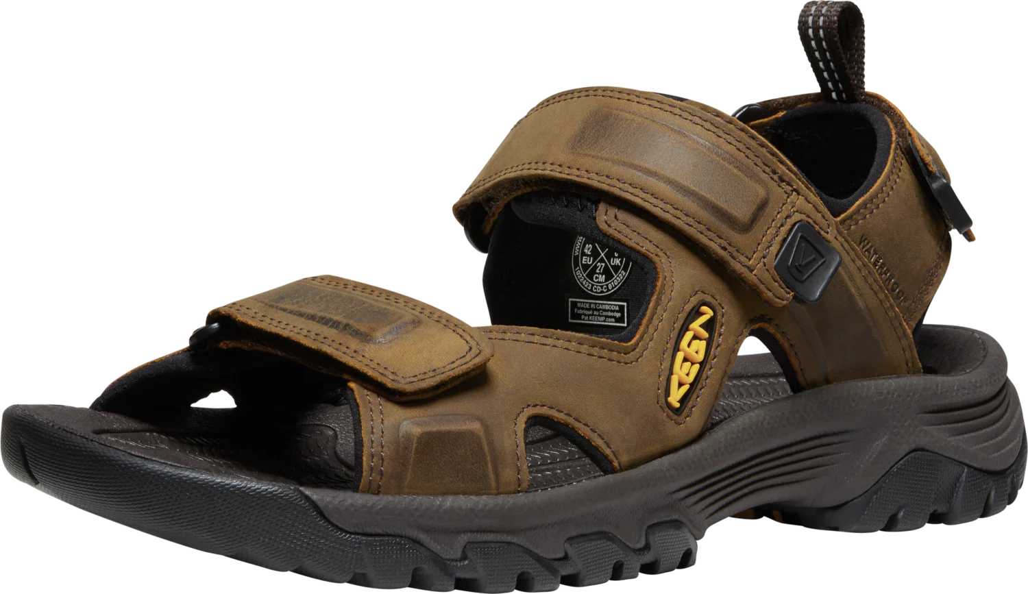 Keen Men's Targhee III Open Toe Sandals (Bison/Mulch) - Image 3