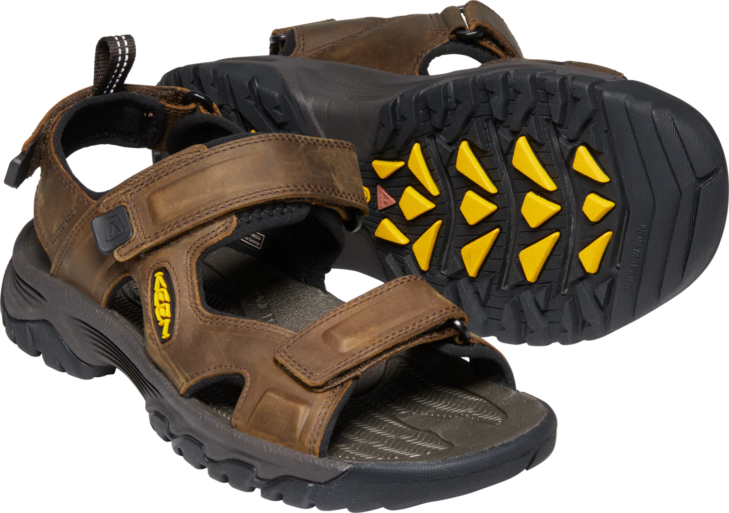 Keen Men's Targhee III Open Toe Sandals (Bison/Mulch) - Image 7