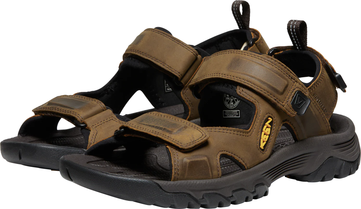 Keen Men's Targhee III Open Toe Sandals (Bison/Mulch) - Image 8