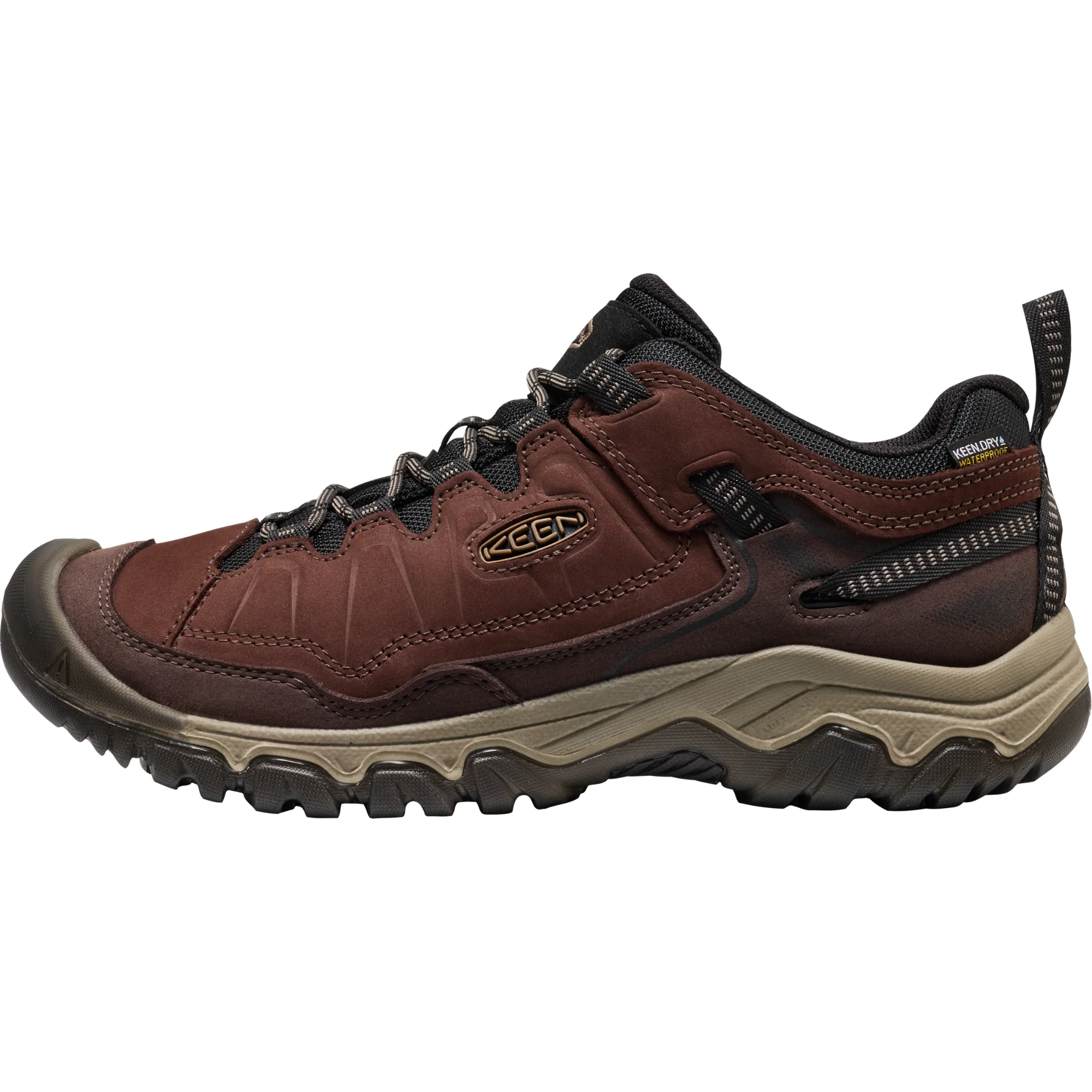 Keen Men's Targhee IV Waterproof Trail Shoes (Java/Bison) - Image 2