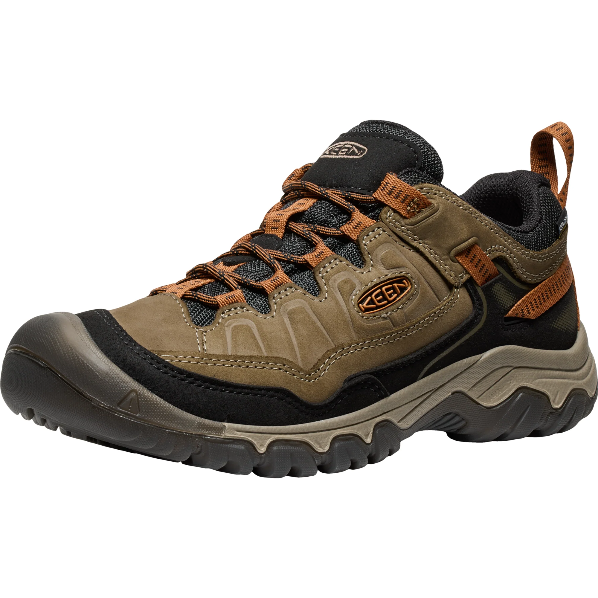 Keen Men's Targhee IV Waterproof Trail Shoes (Sea Turtle/Roast Pecan) - Image 4