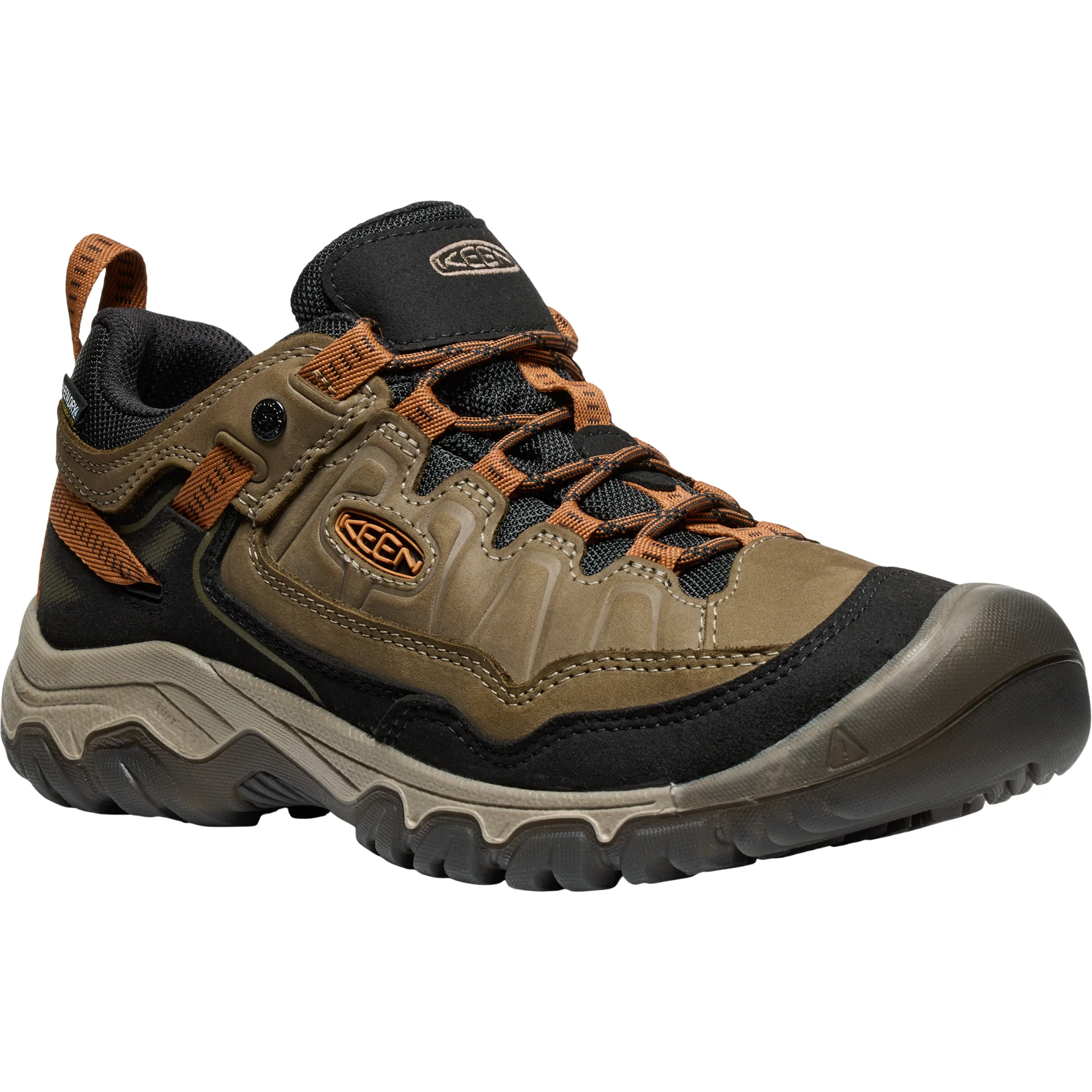 Keen Men's Targhee IV Waterproof Trail Shoes (Sea Turtle/Roast Pecan) - Image 5