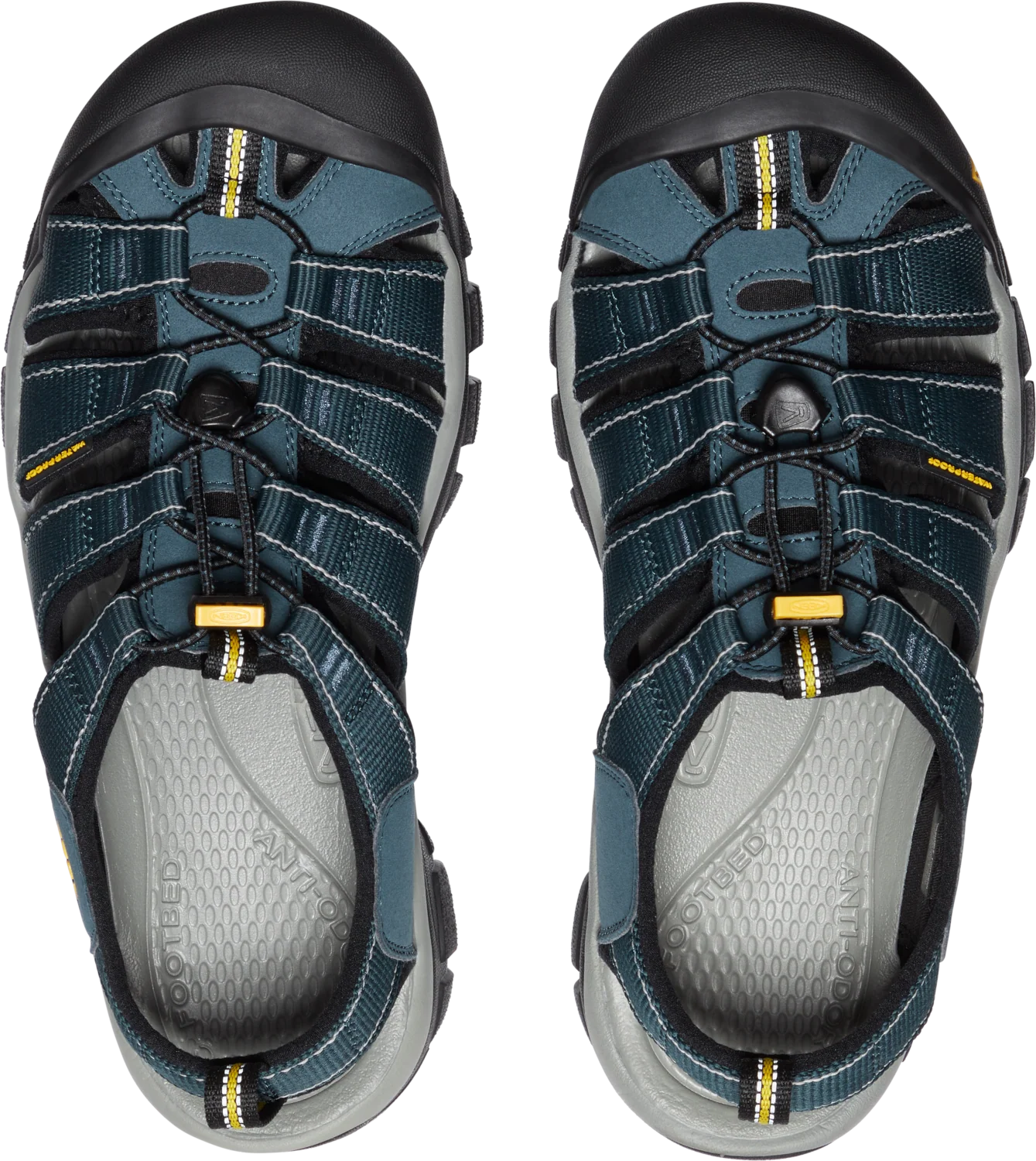 Keen Men's Newport H2 Closed Toe Sandals (Navy/Medium Grey) - Image 10