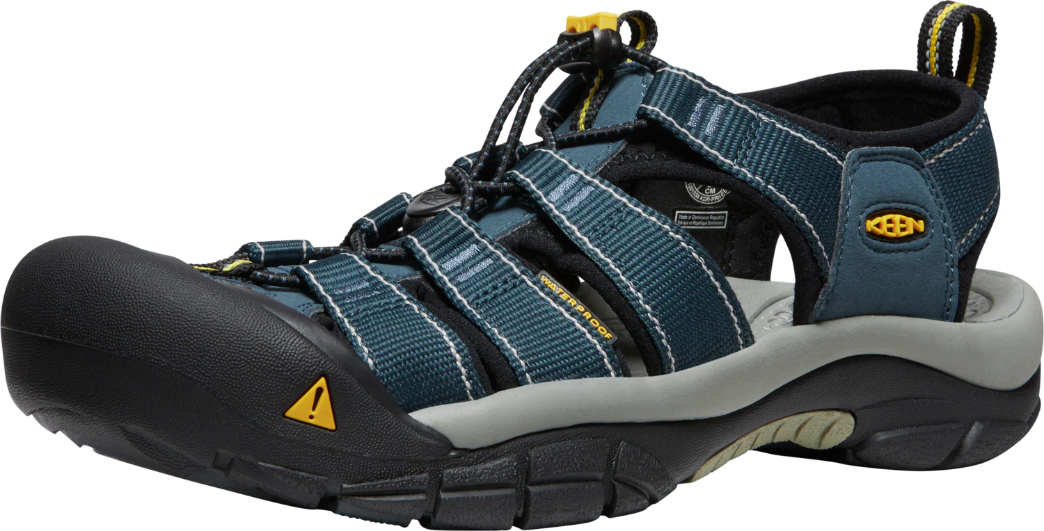 Keen Men's Newport H2 Closed Toe Sandals (Navy/Medium Grey) - Image 6