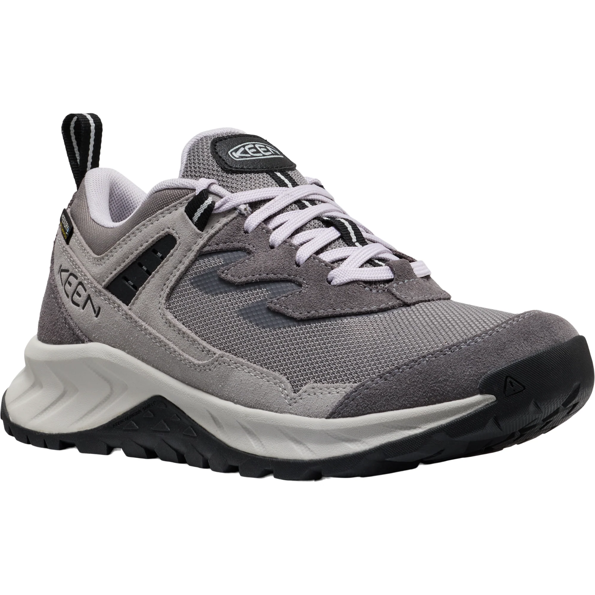Keen Women's Hightrail Waterproof Trail Shoes (Steel Grey/Thistle) - Image 4
